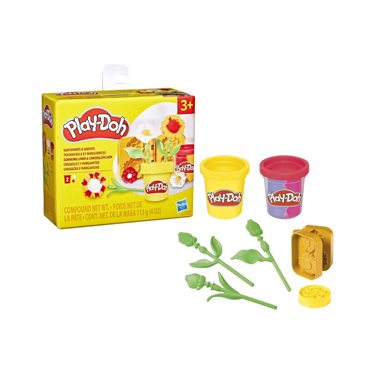 HASBRO 111893 Play‑Doh Lil Flowers, Ηλίανθος και Μαργαρίτες | Hasbro| Image 3