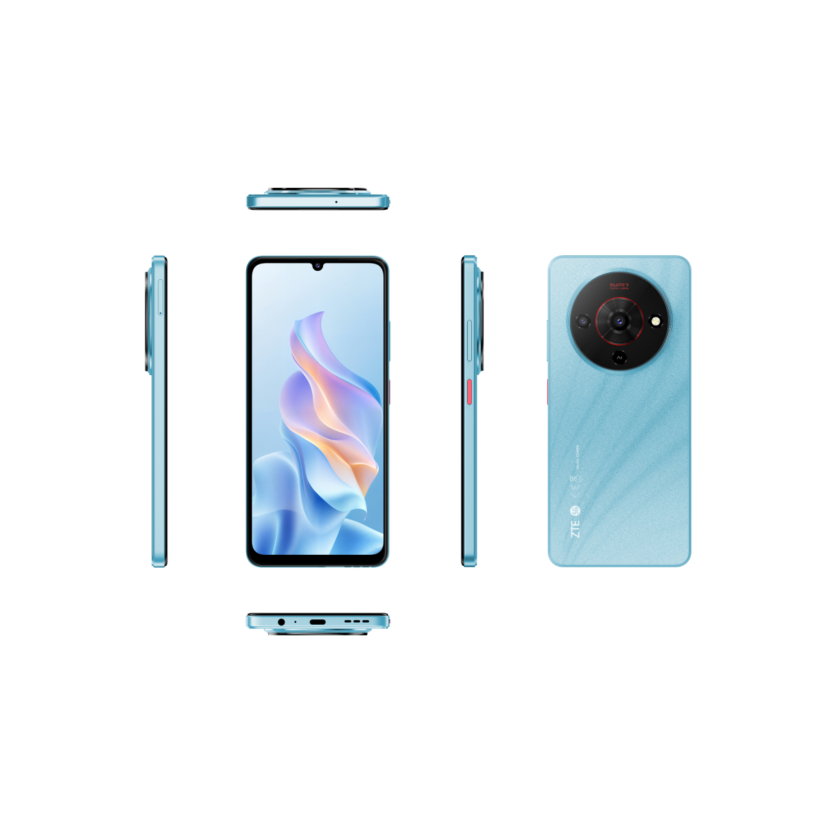 ZTE A76 5G Κινητό Τηλέφωνο Smartphone 128GB , Mπλε | Zte| Image 5