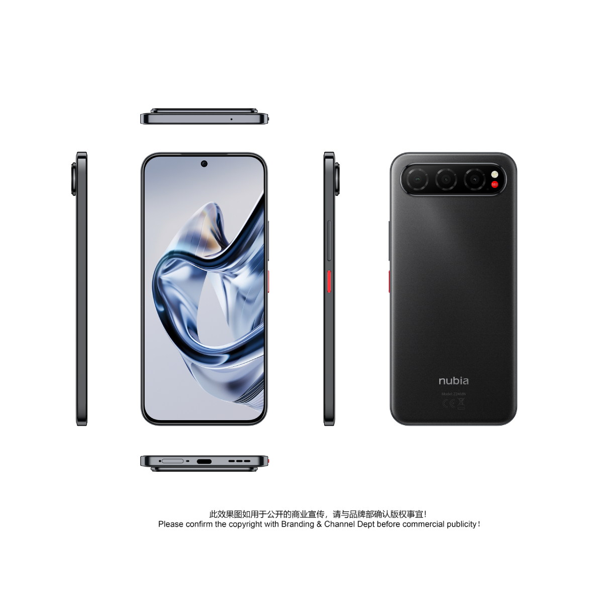 ZTE Nubia Air 5G Κινητό Τηλέφωνο Smartphone 256GB, Μαύρο | Zte| Image 4