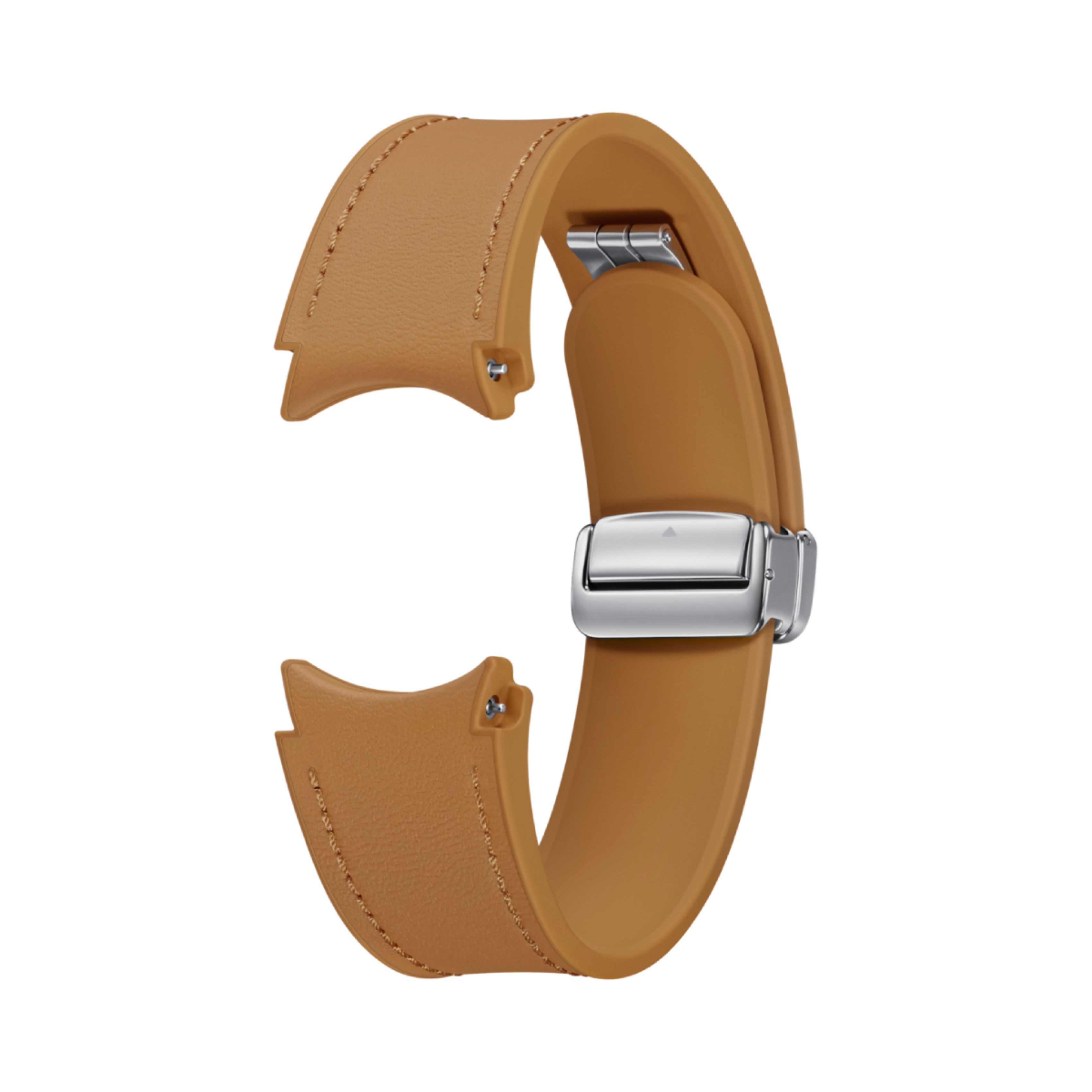 SAMSUNG SHR94LDEGEU Λουράκι D-Buckle από Υβριδικό Eco-Δέρμα S/M, Camel | Samsung| Image 2