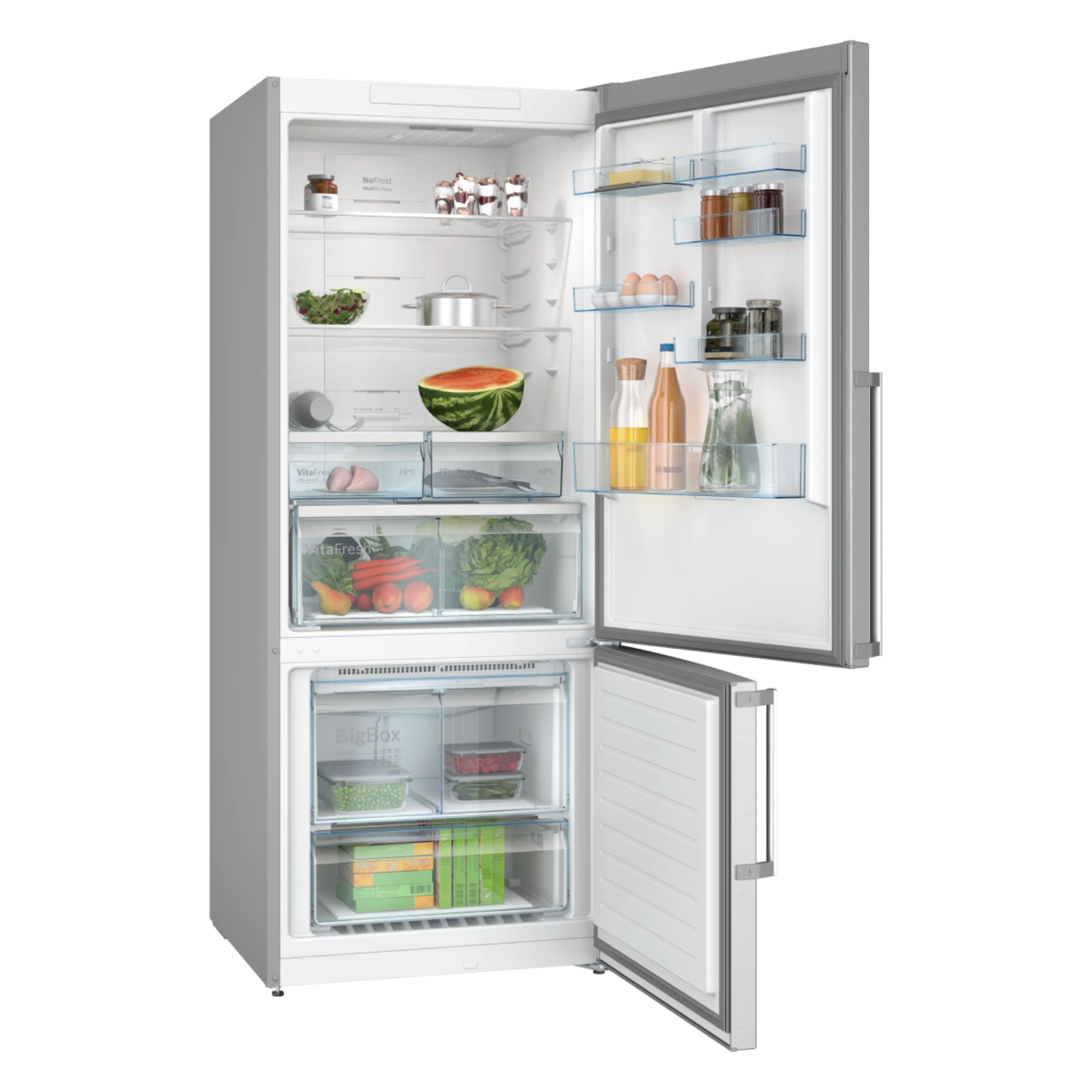 BOSCH KGN76XIEP Ψυγείο με Κάτω Θάλαμο, Ανοξείδωτο Ατσάλι | Bosch| Image 2