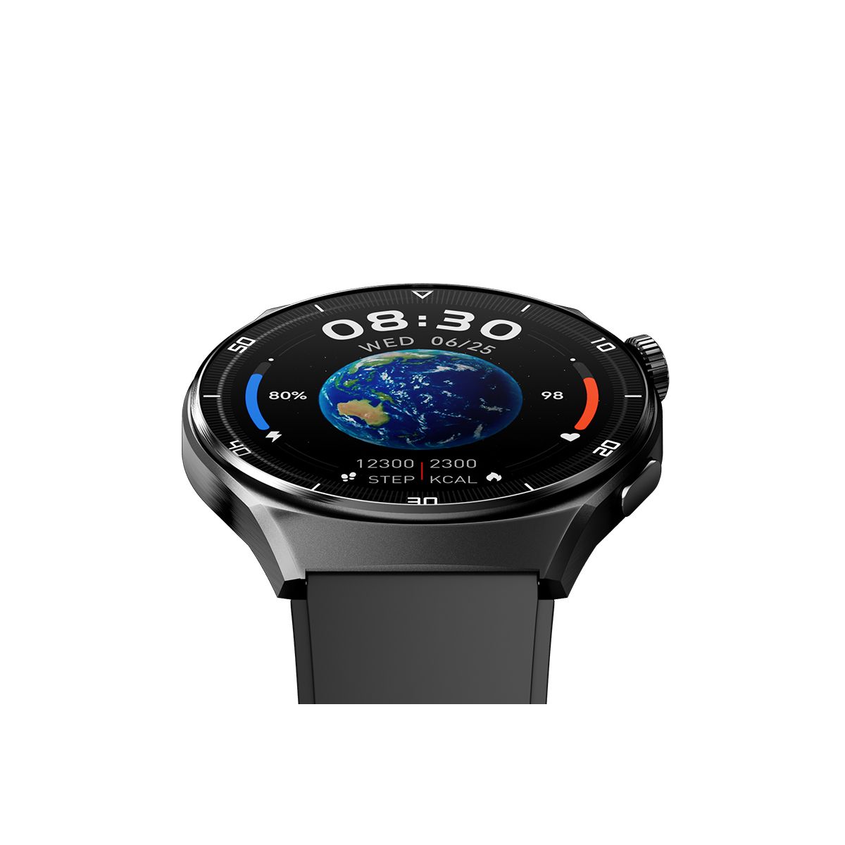 QCY 2.40.01.03.008 Smartwatch GT2 S3, Μαύρο  | Qcy| Image 2