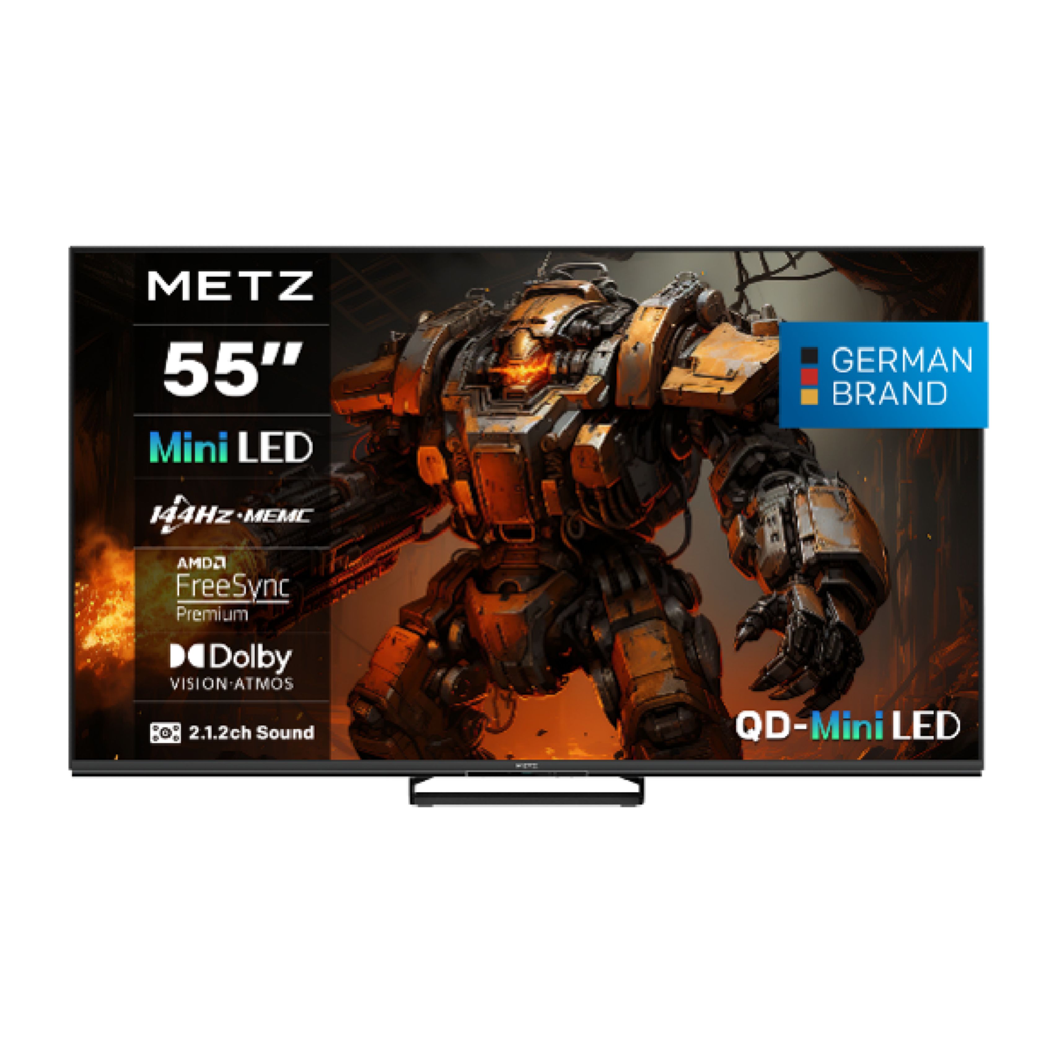 METZ 55MNE8000Z QLED Mini LED 4Κ Google Τηλεόραση, 55"  | Metz| Image 1