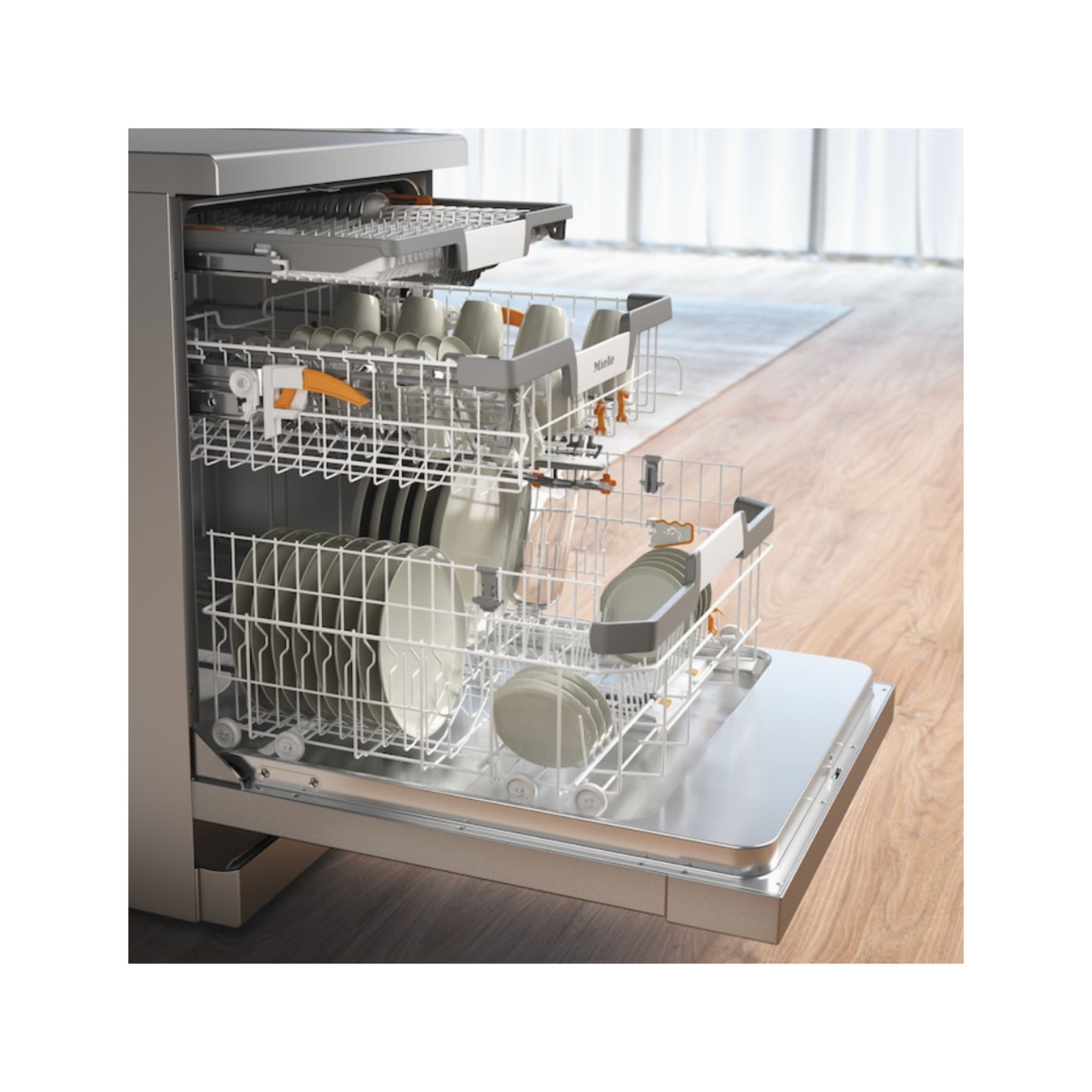 MIELE G 7210 SC FRONT Ελεύθερο Πλυντήριο Πιάτων με Αυτόματο Άνοιγμα 60cm, Inox | Miele| Image 4