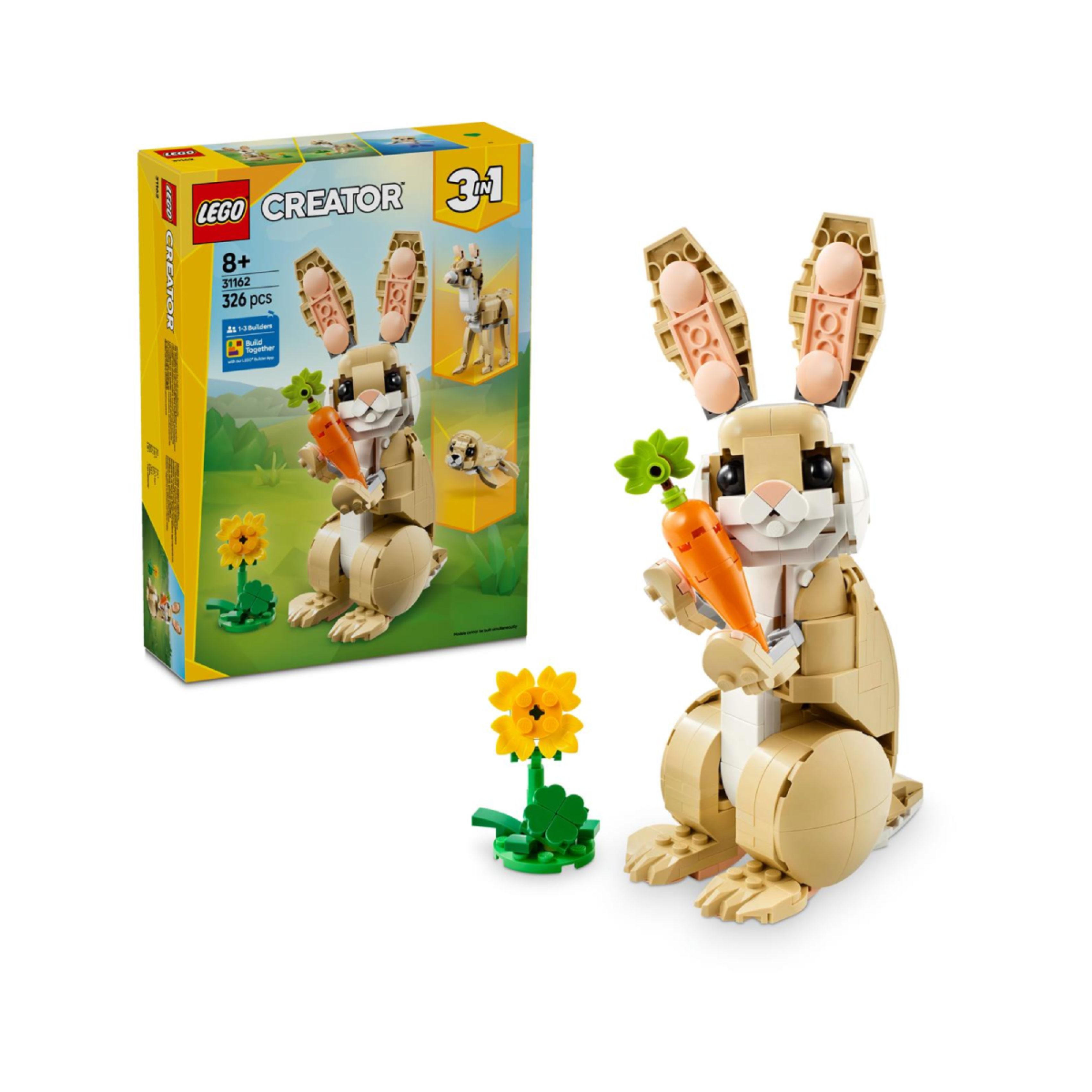 LEGO® 104777 Creator 3‑in‑1, Χαριτωμένο Κουνέλι | Lego| Image 2