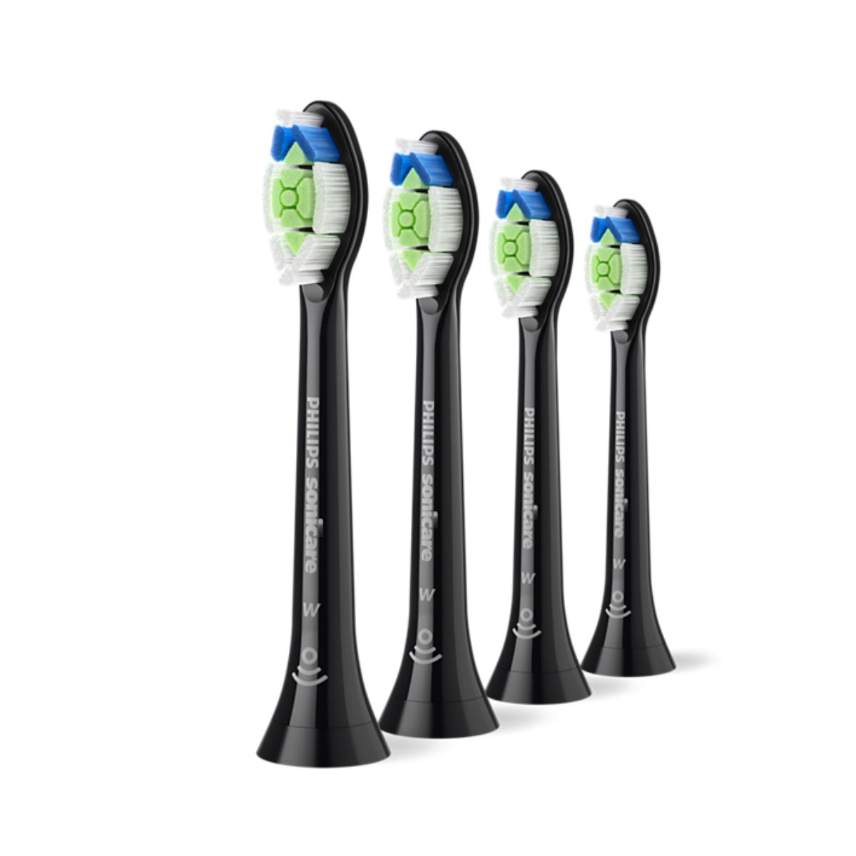 PHILIPS HX6066/88 Ανταλακτικές Κεφαλές για Ηλεκτρική Οδοντόβουρτσα 6 Τεμάχια, Μαύρο | Philips| Image 1