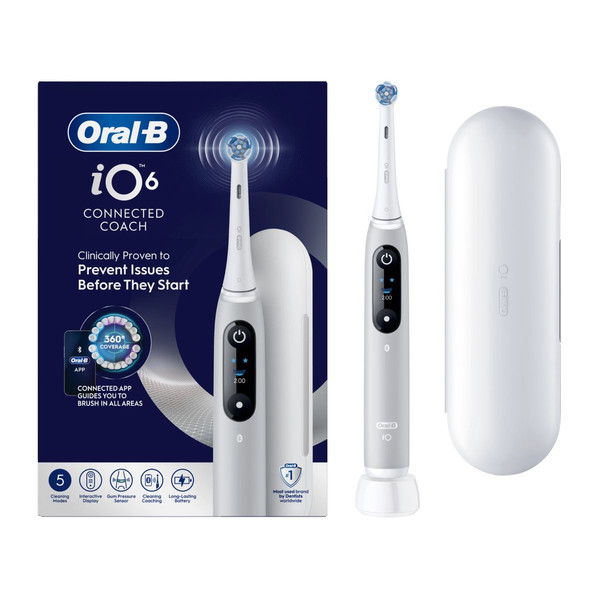 Image of suggested product: Oral-B iO6N Ηλεκτρική Οδοντόβουρτσα με Θήκη, Άσπρο 