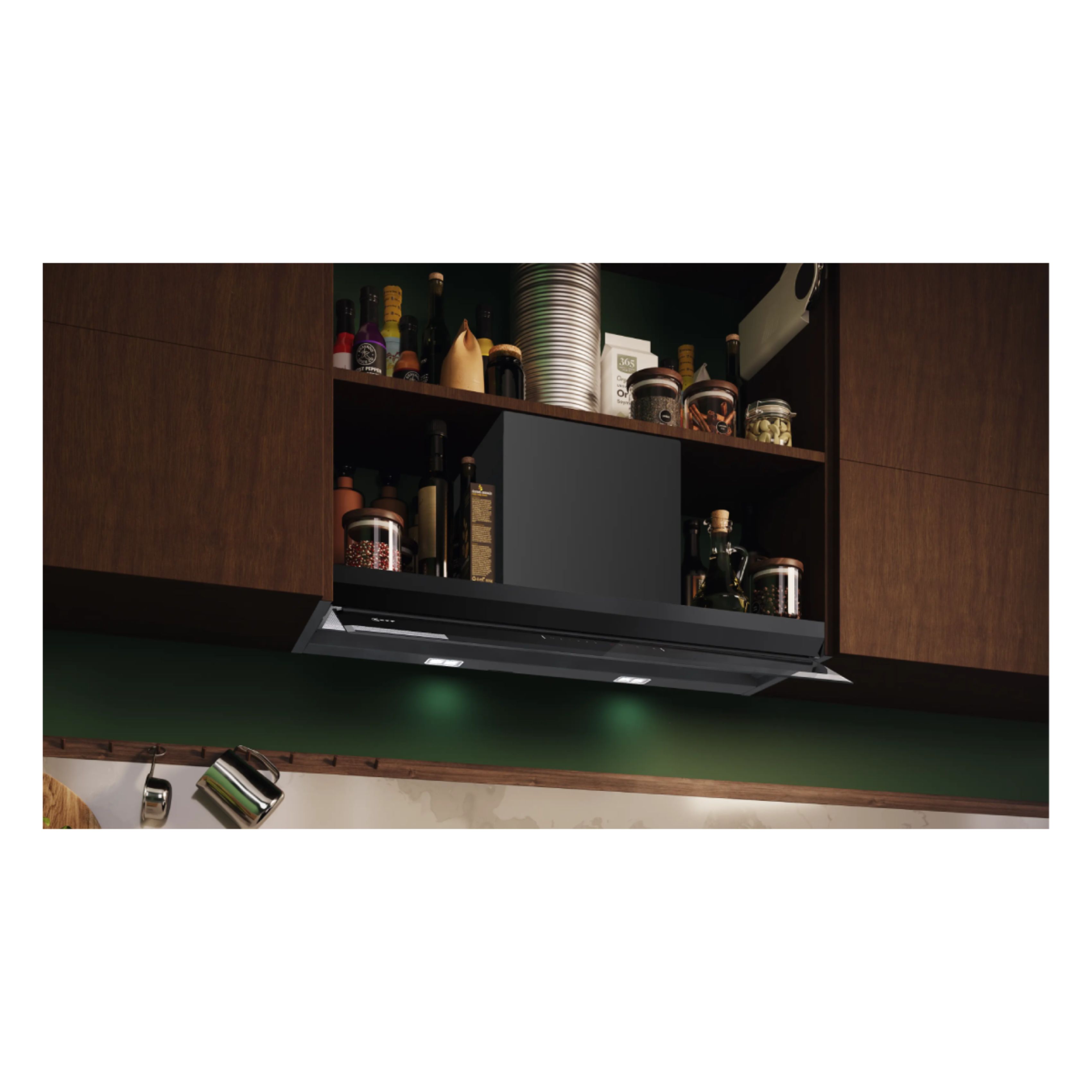 NEFF D99XET2S5 Canopy Εντοιχιζόμενος Απορροφητήρας 90cm, Μαύρο | Neff| Image 3