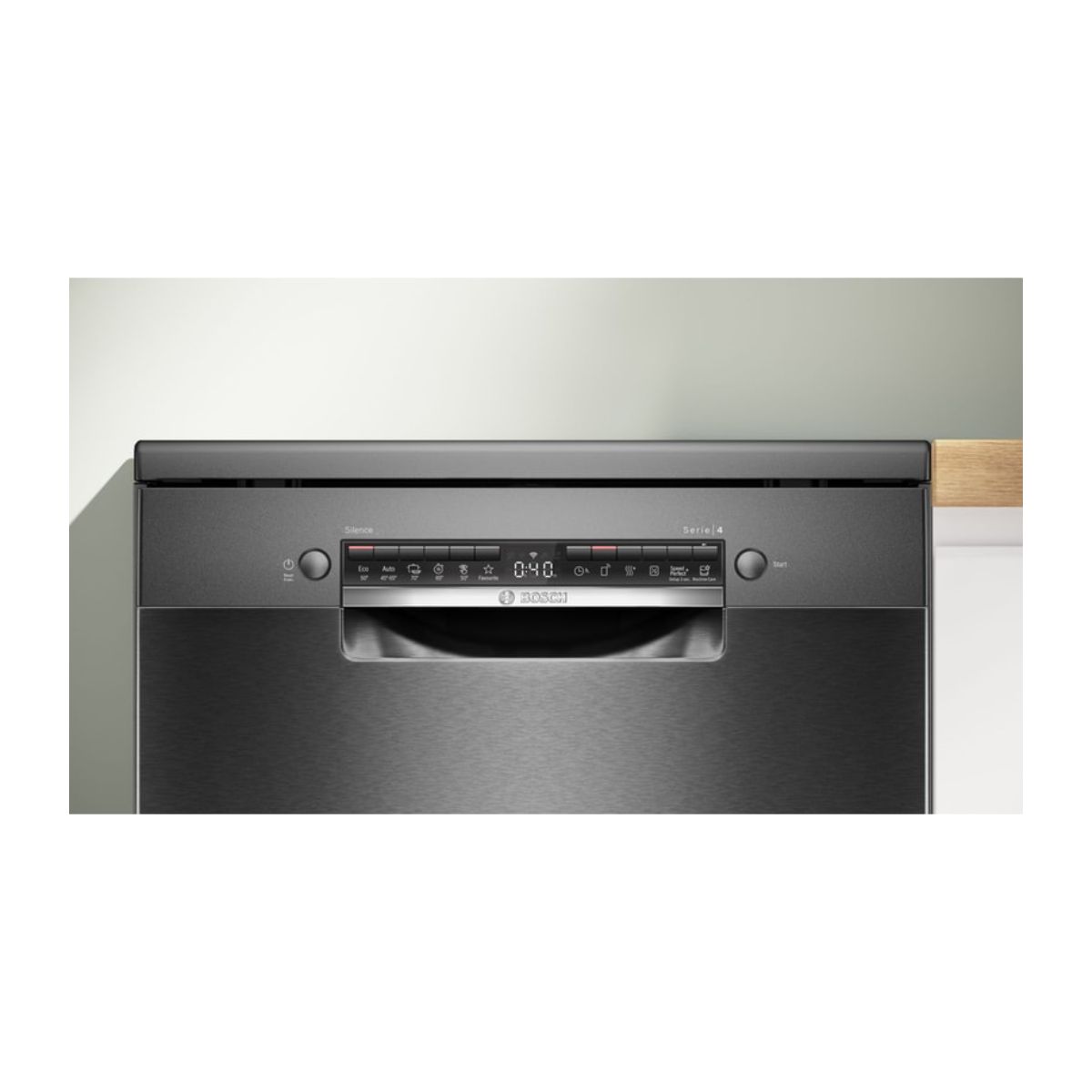 BOSCH SMS4HVC11E Ελεύθερο Πλυντήριο Πιάτων 60cm, Μαύρο Ατσάλι  | Bosch| Image 2