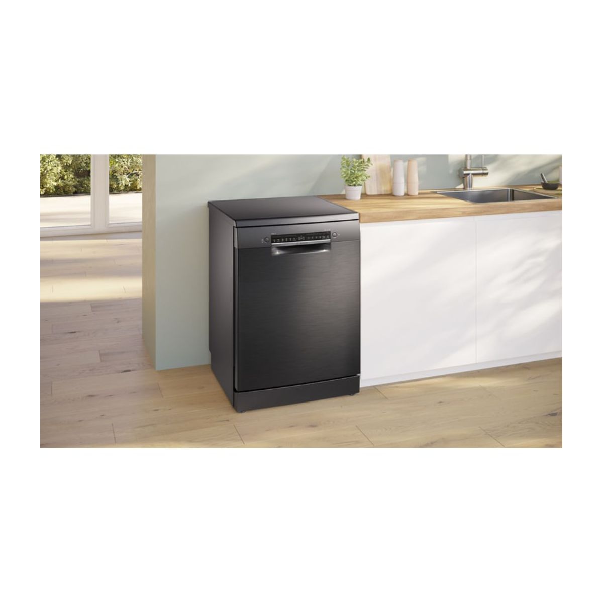BOSCH SMS4HVC11E Ελεύθερο Πλυντήριο Πιάτων 60cm, Μαύρο Ατσάλι  | Bosch| Image 3