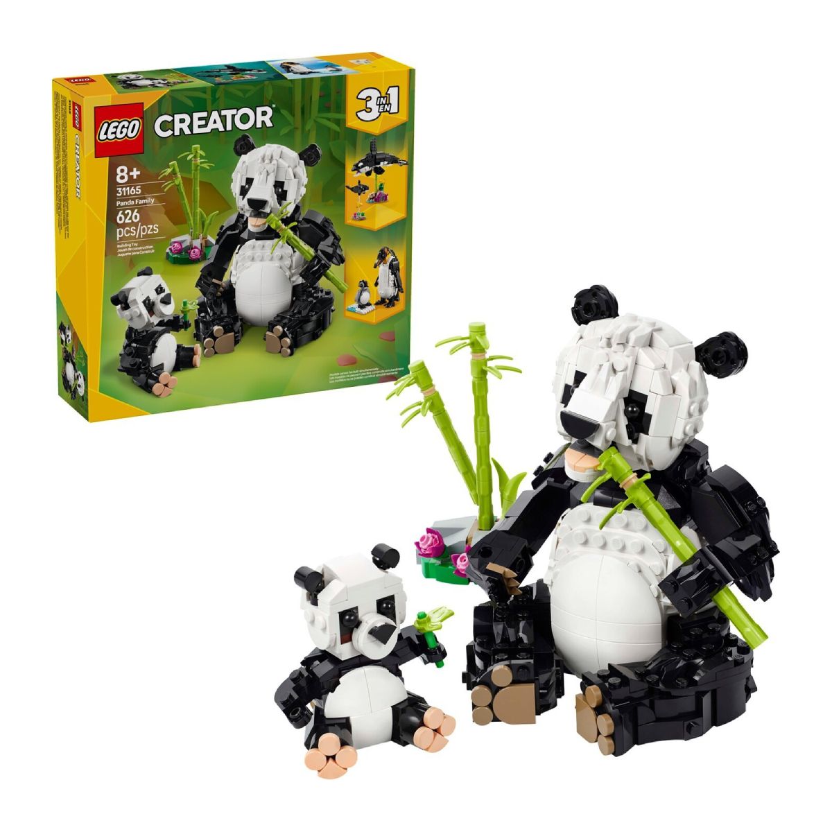 LEGO 104780 Creator 3-in-1 Wild Animals: Panda Family | Lego| Image 2