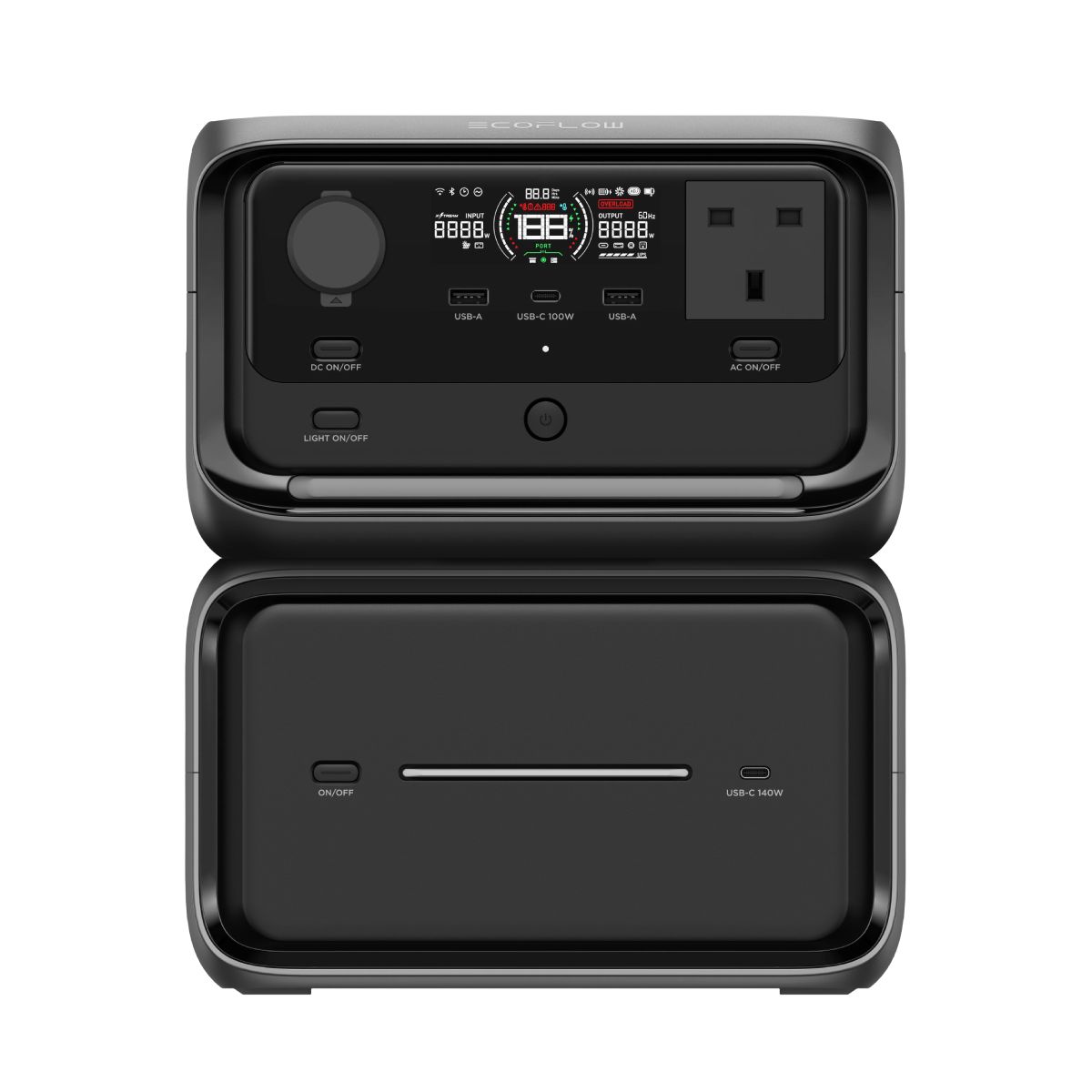 ECOFLOW RIVER 3 Max Plus + EB600 Φορητός Σταθμός Ενέργειας, 600 Watts | Ecoflow| Image 1