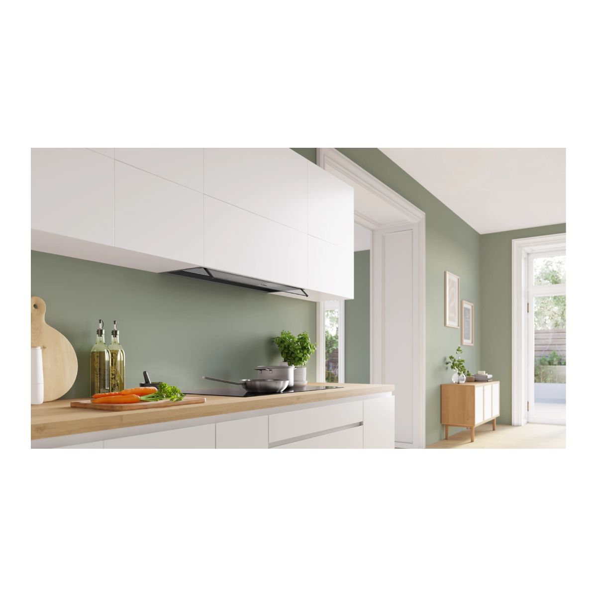 BOSCH DBB95CC60 Canopy Εντοιχιζόμενος Απορροφητήρας 90cm, Μαύρο  | Bosch| Image 2