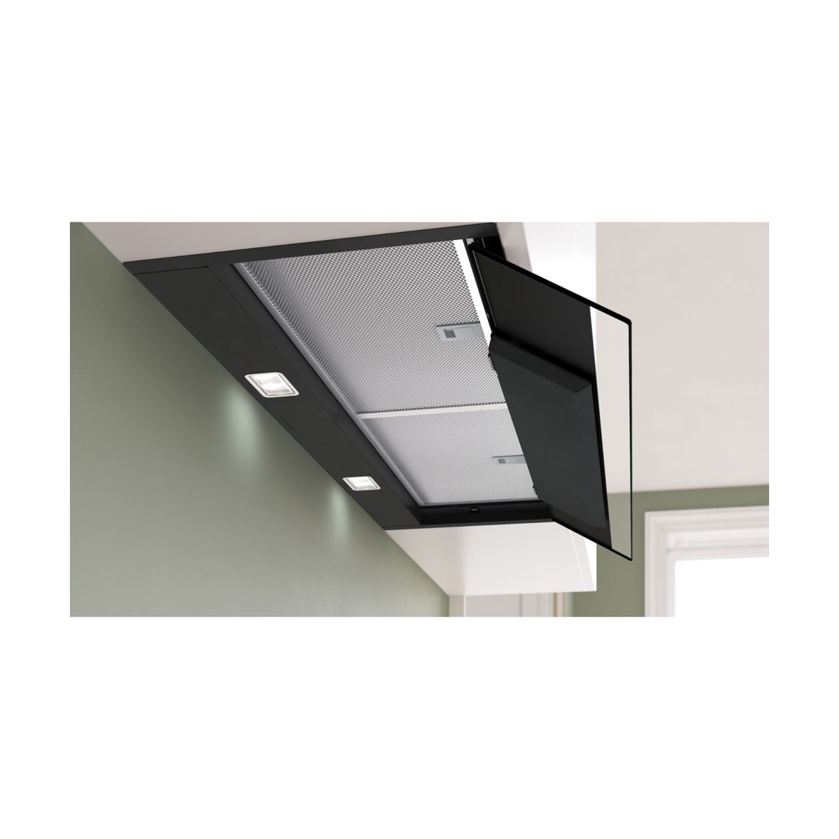 BOSCH DBB97DP60 Canopy Eco Silence Εντοιχιζόμενος Απορροφητήρας 90cm, Μαύρο Ματ | Bosch| Image 2