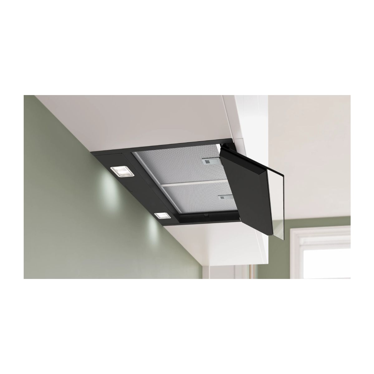 BOSCH DBB67DP60 Canopy Eco Silence Εντοιχιζόμενος Απορροφητήρας 60cm, Μαύρο Ματ | Bosch| Image 3