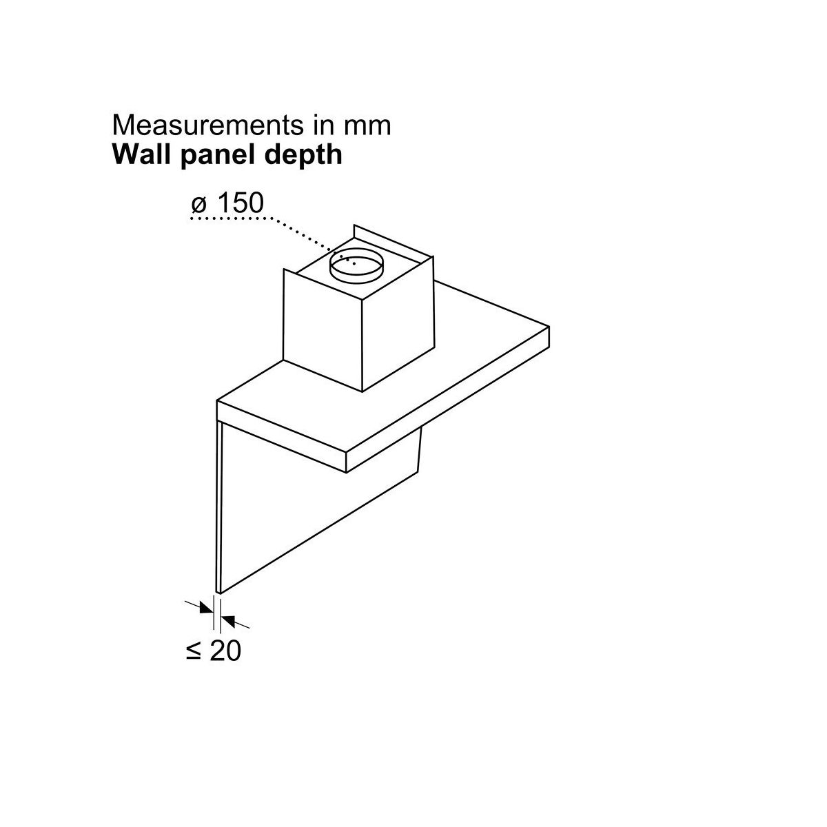 BOSCH DWB65CC60 Απορροφητήρας Τζάκι 90cm, Μαύρο Ματ | Bosch| Image 6