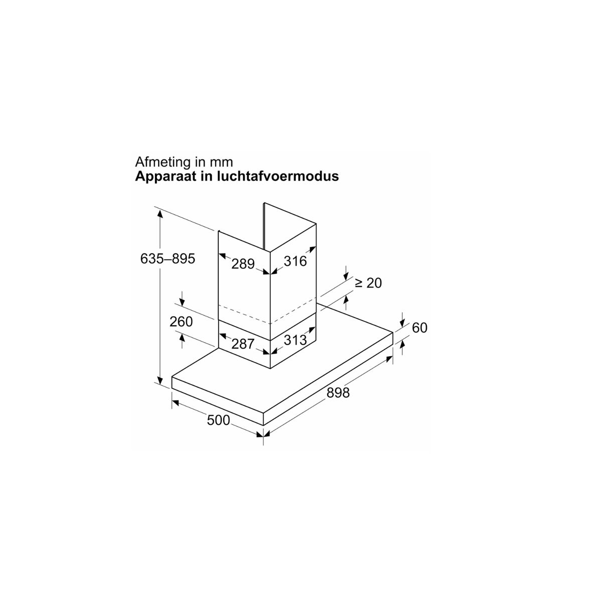 BOSCH DWB65CC60 Απορροφητήρας Τζάκι 90cm, Μαύρο Ματ | Bosch| Image 7