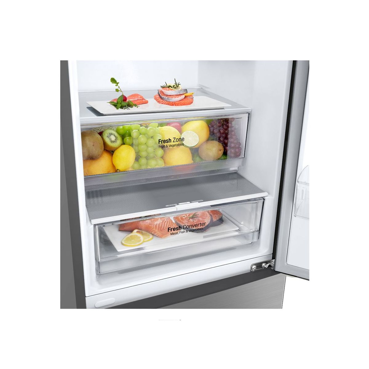 LG GBP62PZNBC Ψυγείο με Κάτω Θάλαμο, Inox  | Lg| Image 3