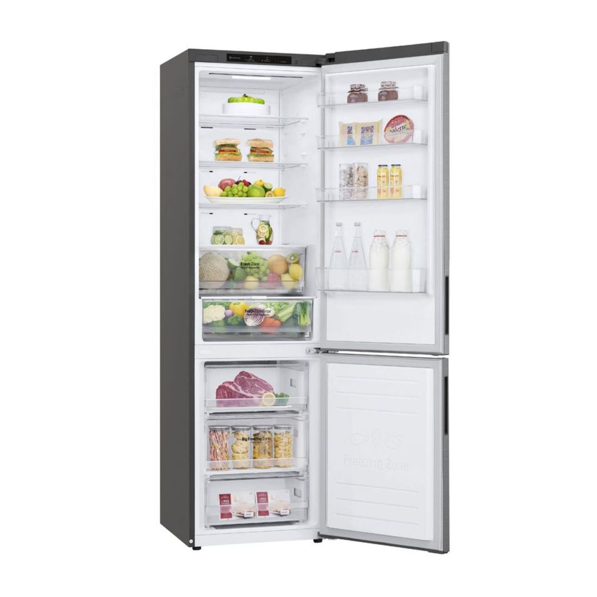 LG GBP62PZNBC Ψυγείο με Κάτω Θάλαμο, Inox  | Lg| Image 2