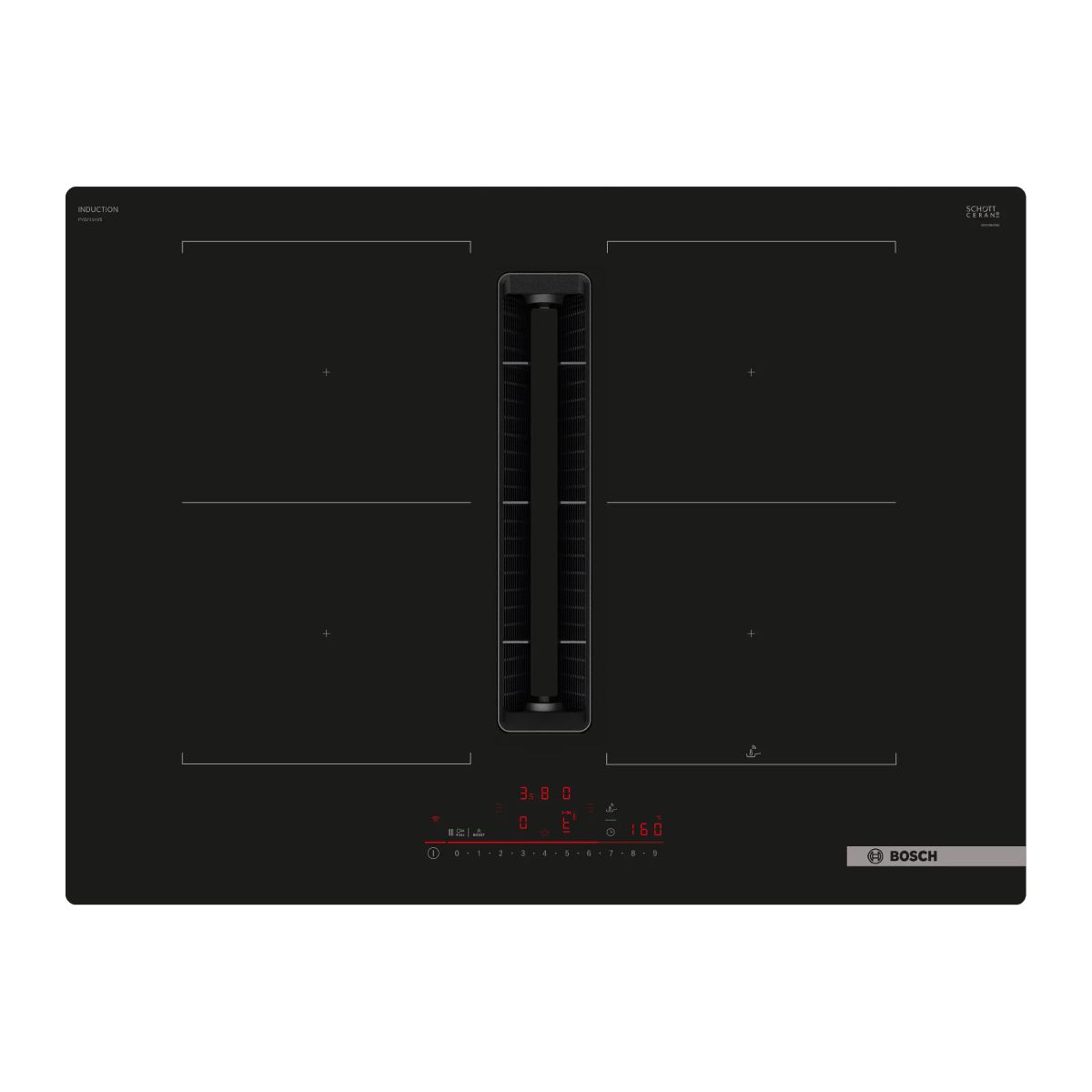 Image of suggested product: BOSCH PVQ711H26E Επαγωγική Εστία με Ενσωματωμένο Απορροφητήρα, 70cm