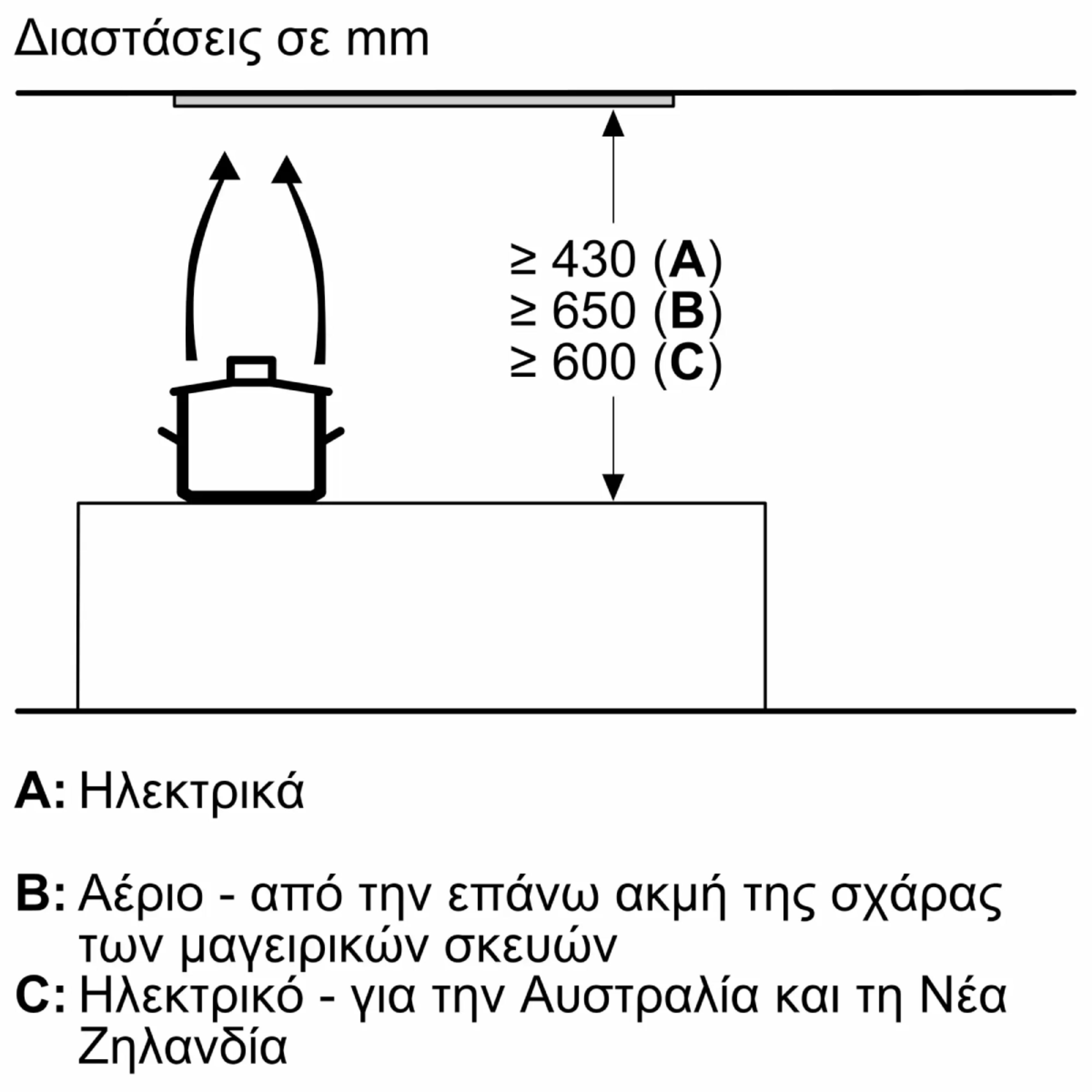 PITSOS PID6D76G Canopy Εντοιχιζόμενος Απορροφητήρας 60Cm, Μαύρο Ματ  | Pitsos| Image 11