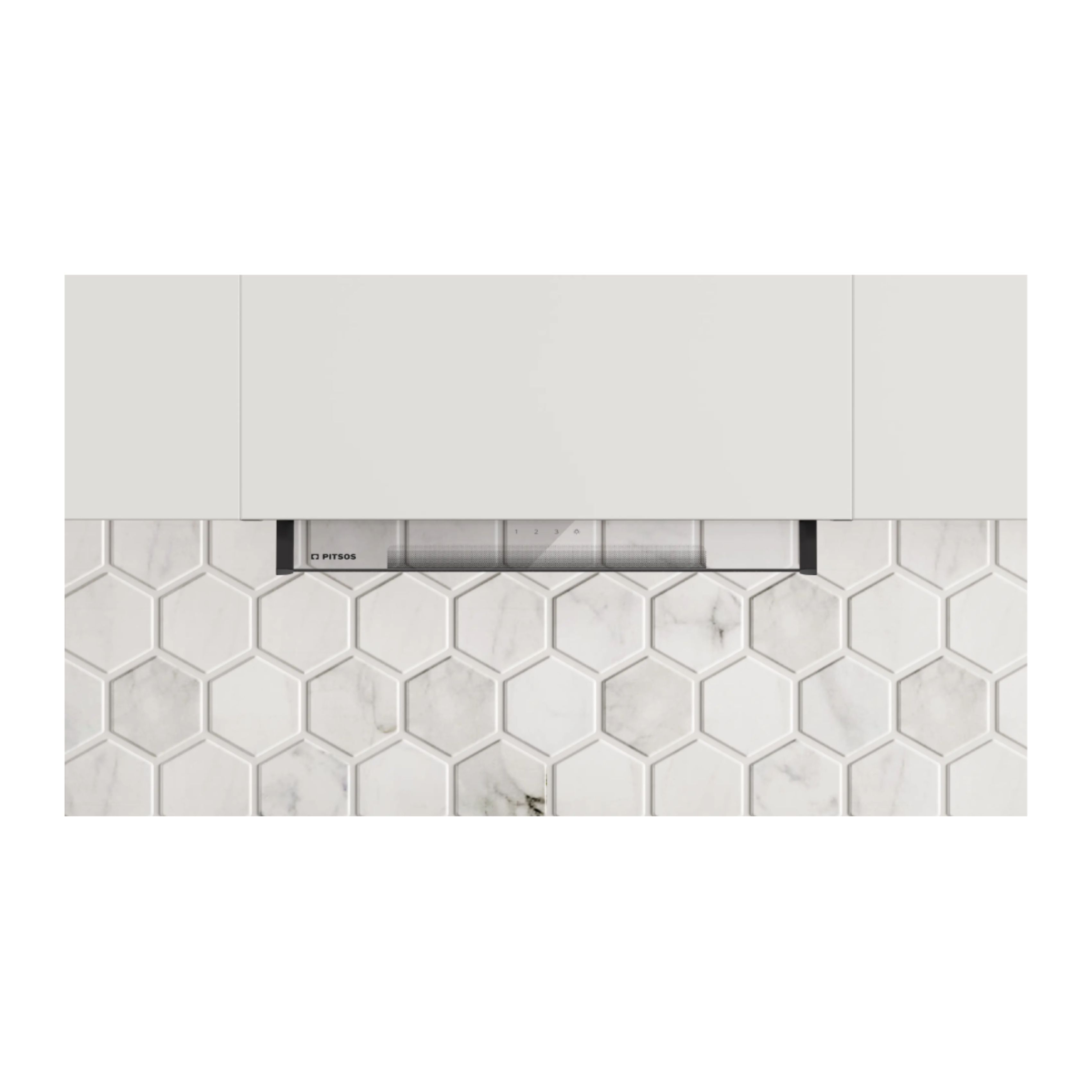 PITSOS PID6D76G Canopy Εντοιχιζόμενος Απορροφητήρας 60Cm, Μαύρο Ματ  | Pitsos| Image 5