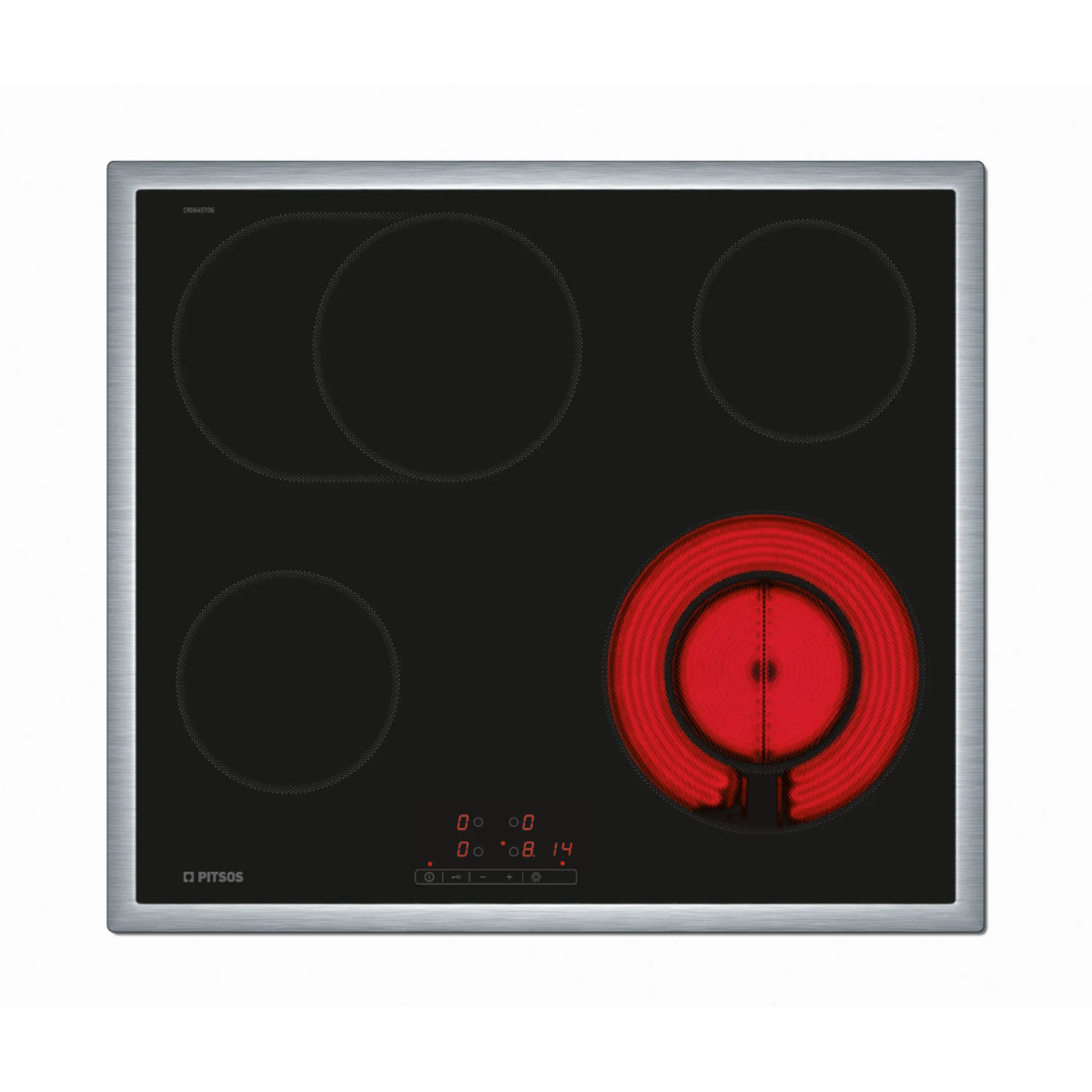 PITSOS CRD645T06 Κεραμική Εστία, 60cm  | Pitsos| Image 1