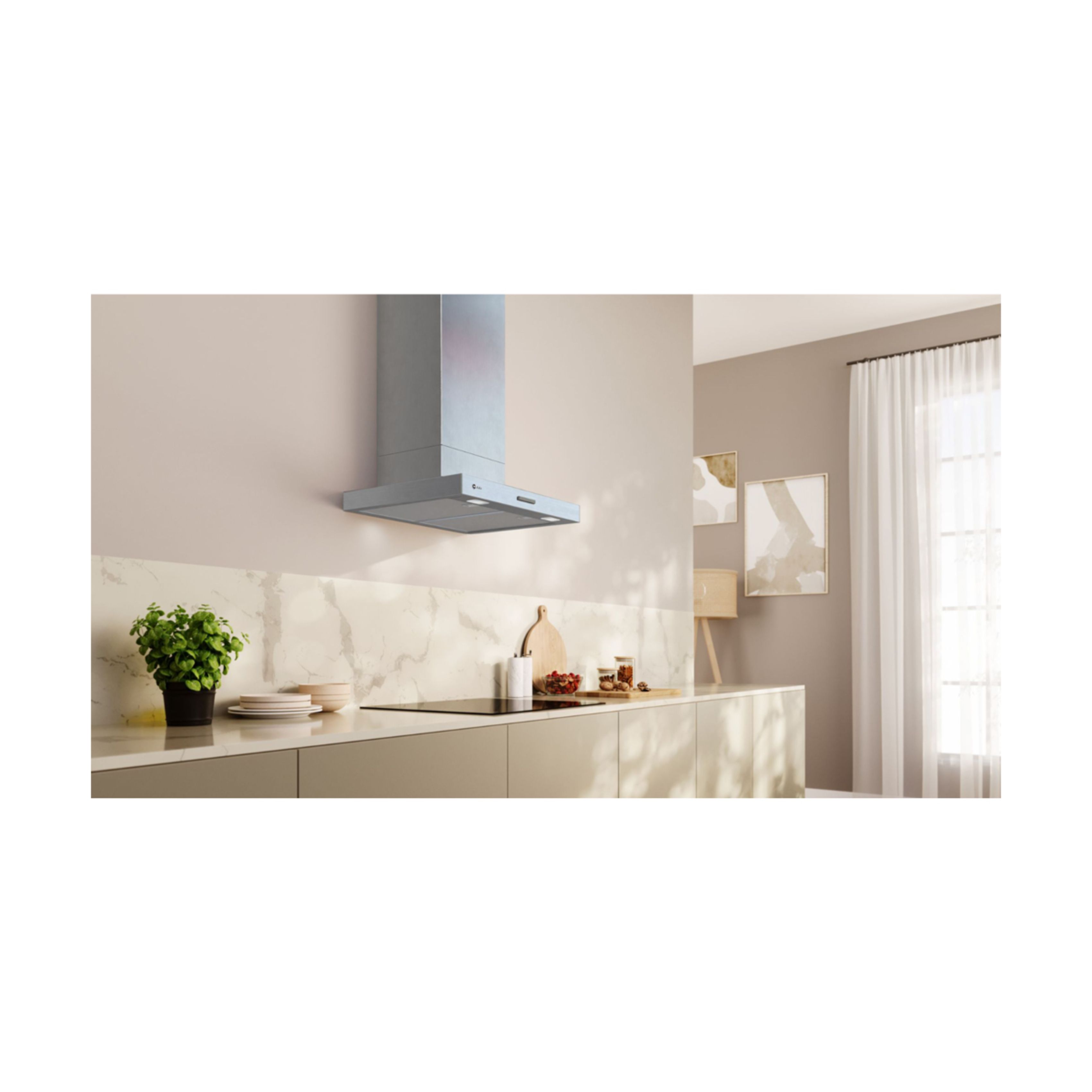 NEFF D65BCC2L0 Απορροφητήρας Τζάκι 60cm, Inox  | Neff| Image 2