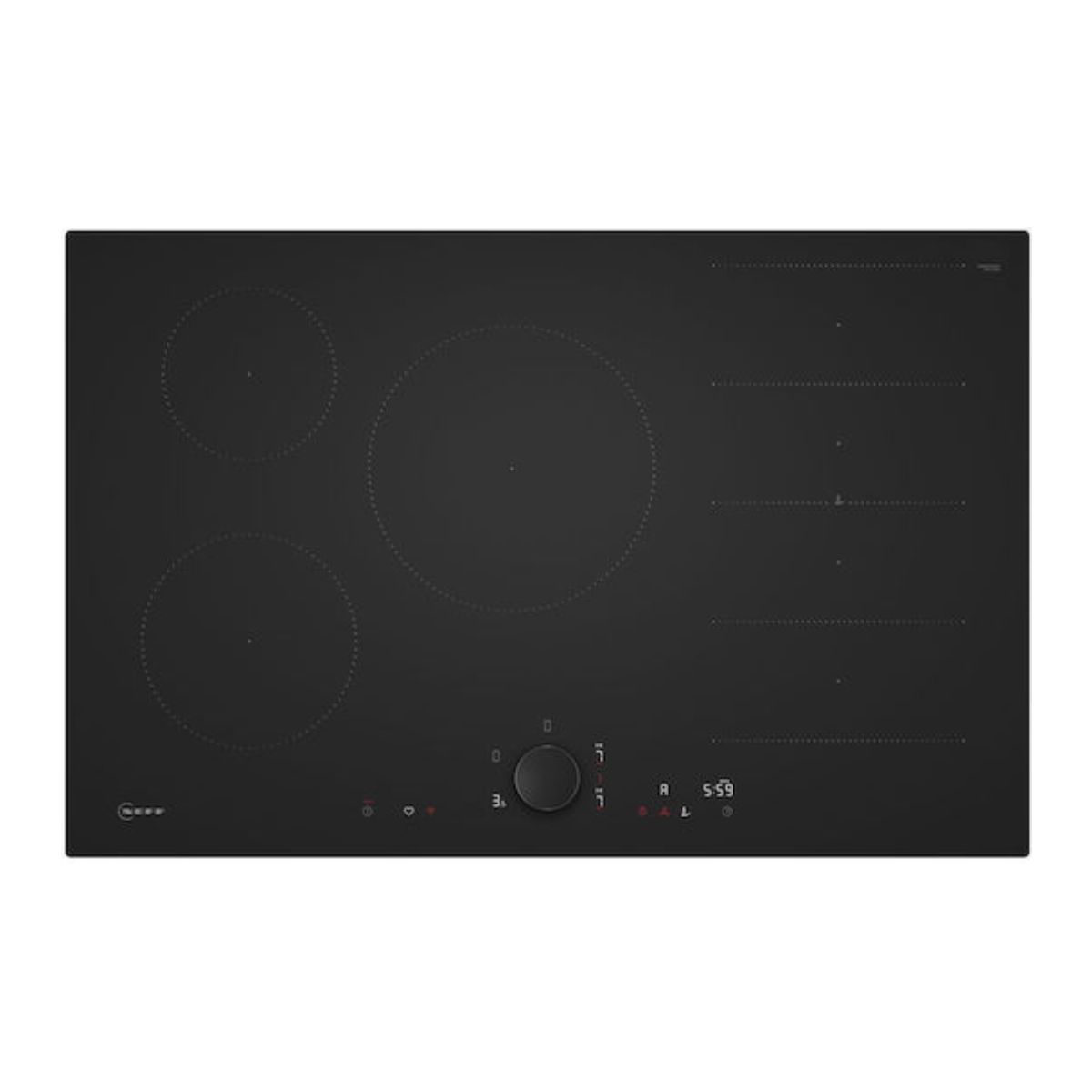 NEFF T68NUV4A0 Flex Επαγωγική Εστία 80cm, Μαύρο Ματ | Neff| Image 1