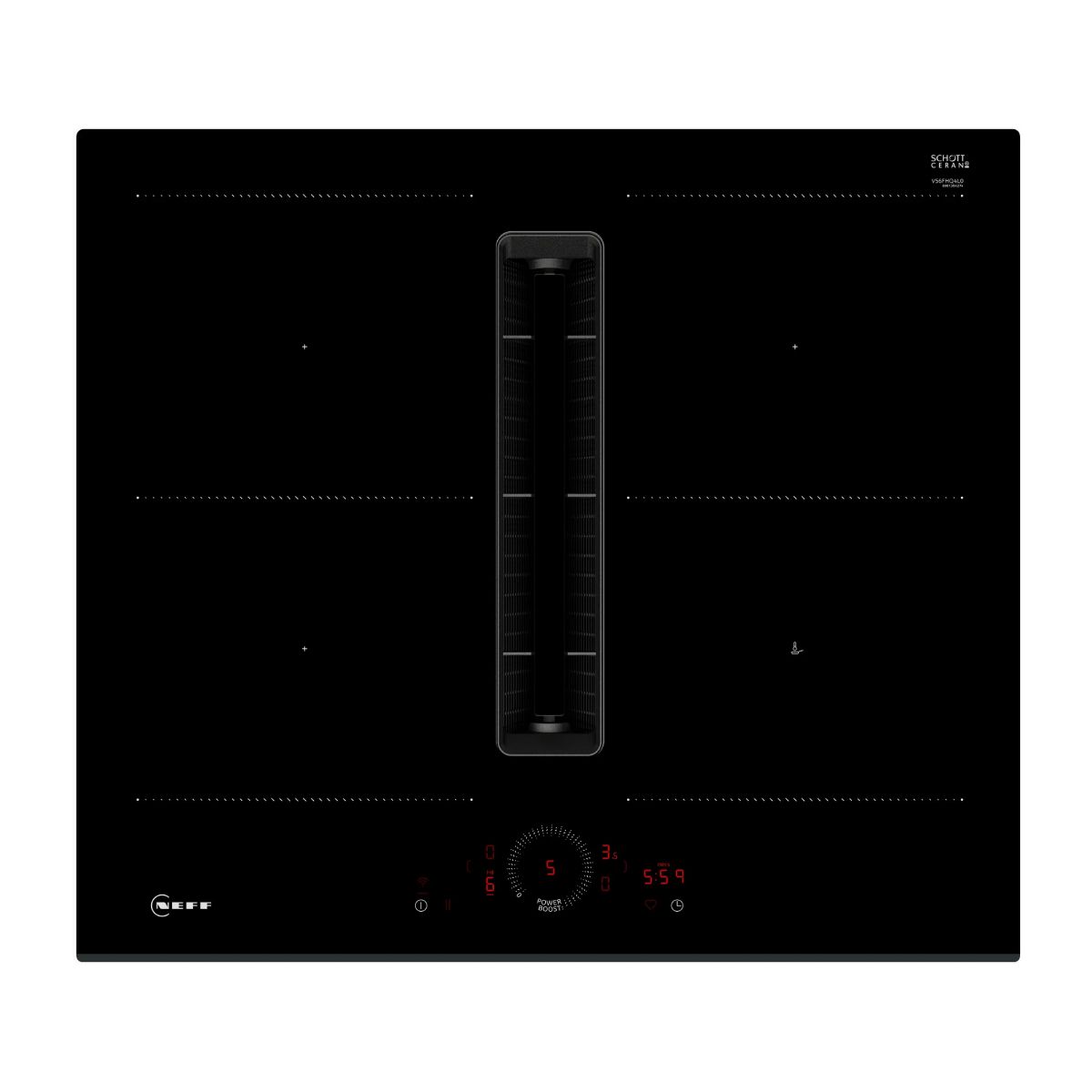 Image of suggested product: NEFF V56FHQ4L0 Επαγωγική Εστία με Ενσωματωμένο Απορροφητήρα, 60cm
