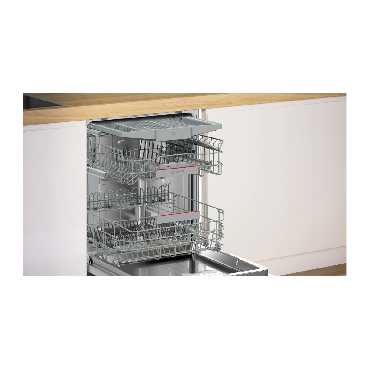 BOSCH SMP4ECC72S Εντοιχιζόμενο Πλυντήριο Πιάτων 60cm, Μαύρο Inox | Bosch| Image 8