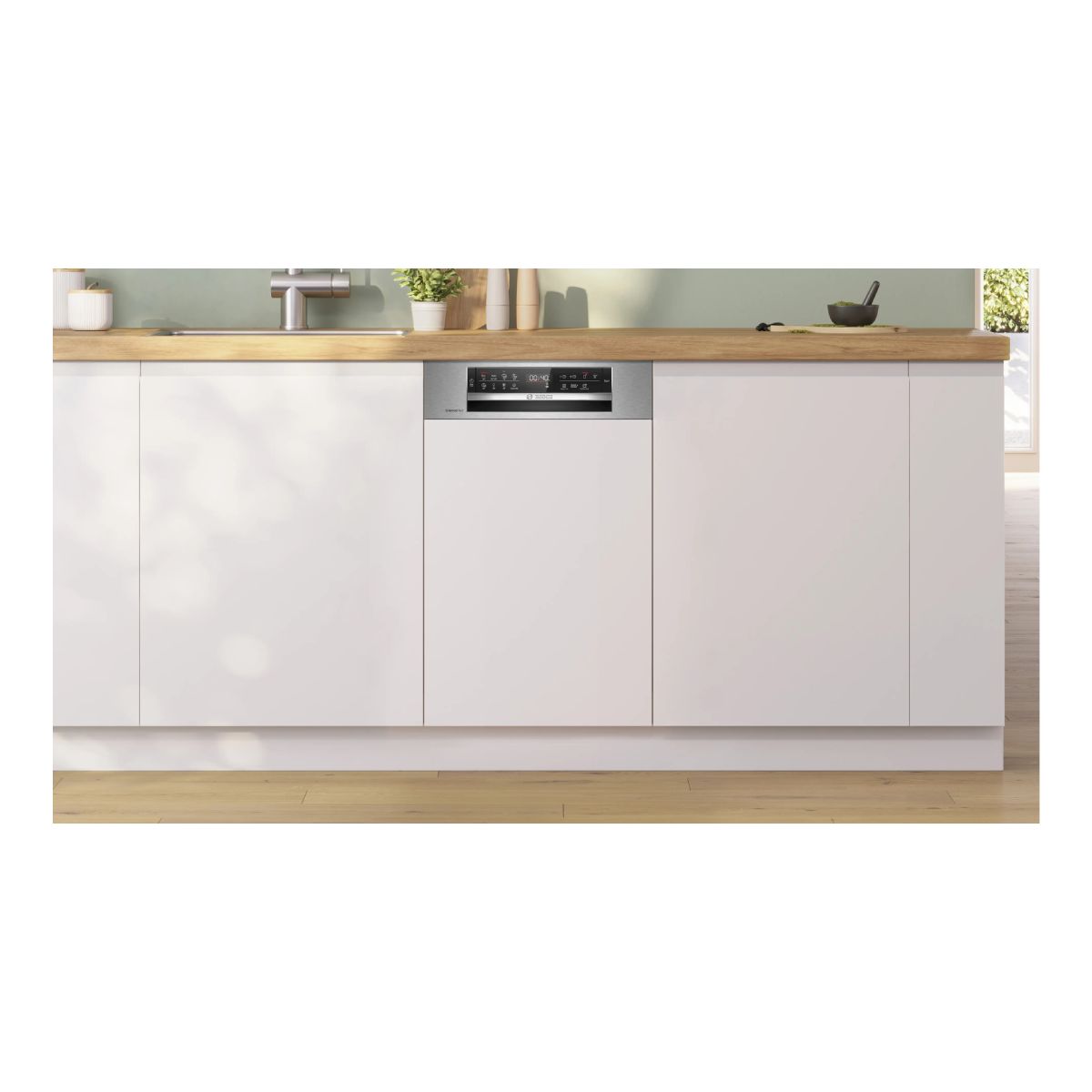 BOSCH SPI6EMS21E Ημιεντοιχιζόμενο Πλυντήριο Πιάτων 45cm, Brushed Steel  | Bosch| Image 2