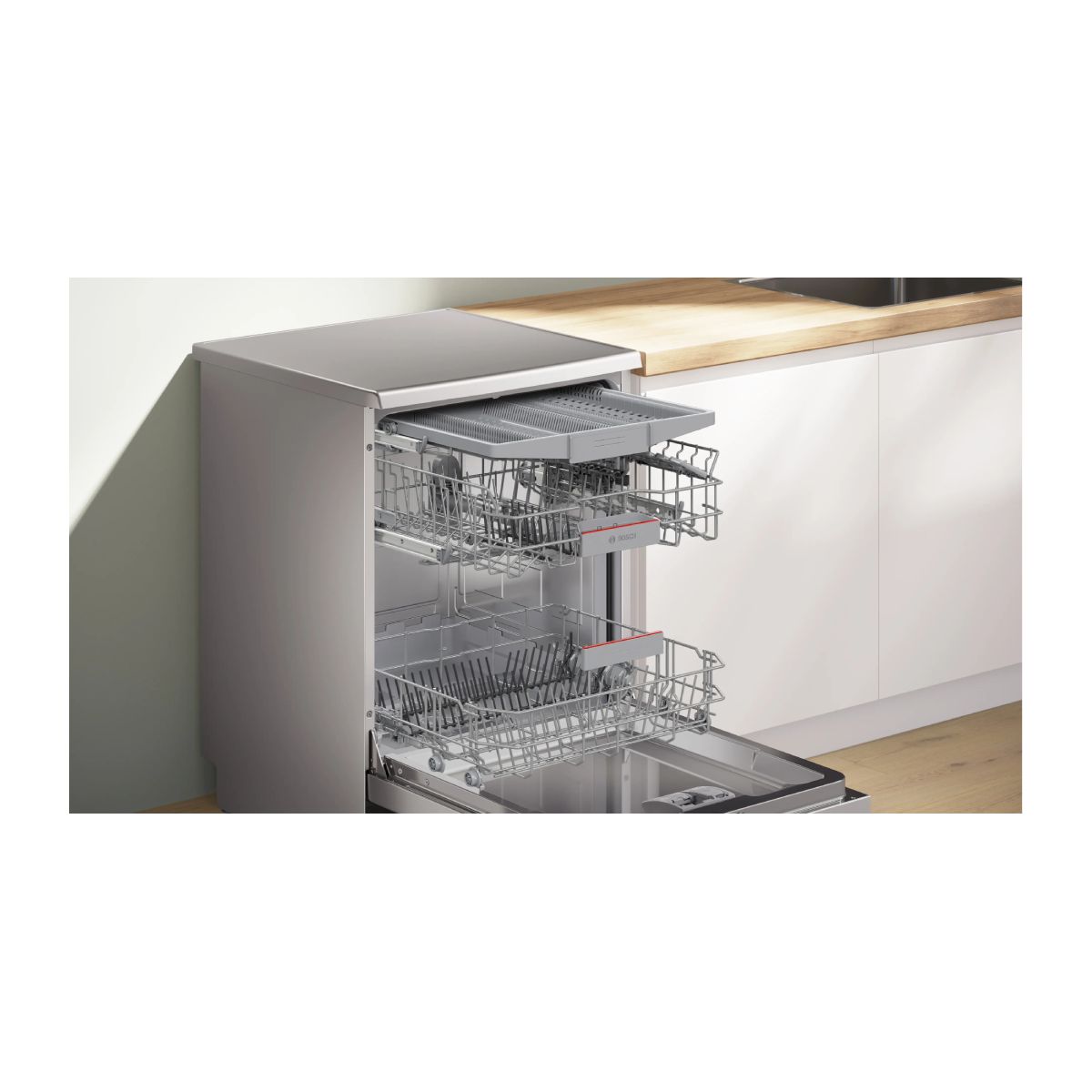 BOSCH SMS4HVI14E Ελεύθερο Πλυντήριο Πιάτων 60cm, Inox  | Bosch| Image 4