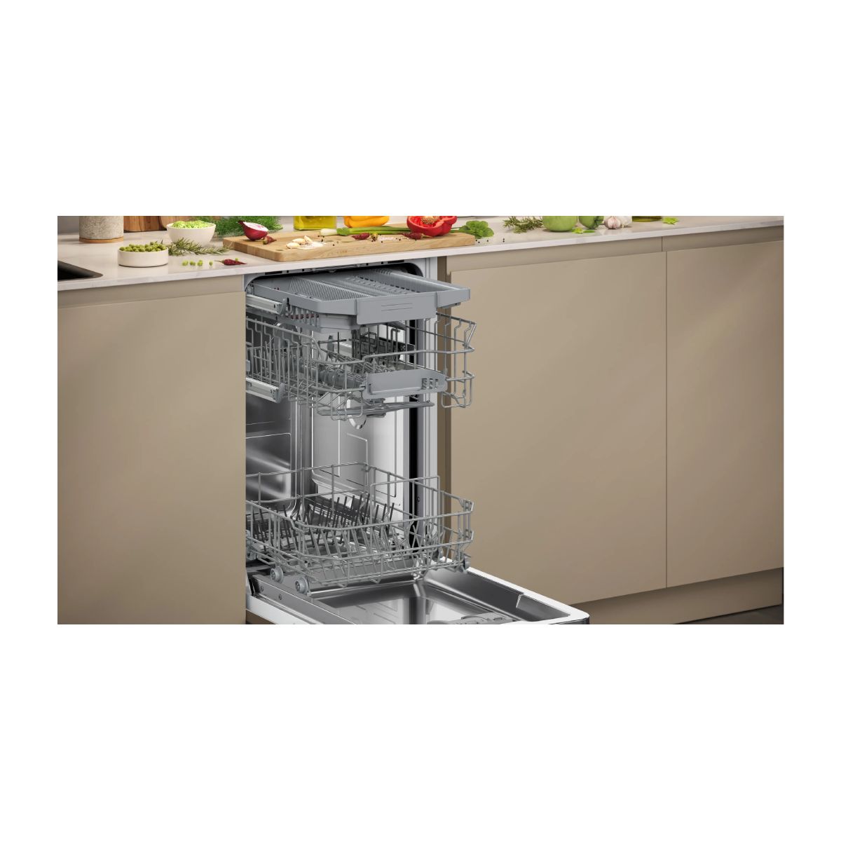 NEFF S875EMX35E Vario Hinge Πλήρως Εντοιχιζόμενο Πλυντήριο Πιάτων, 45cm | Neff| Image 3