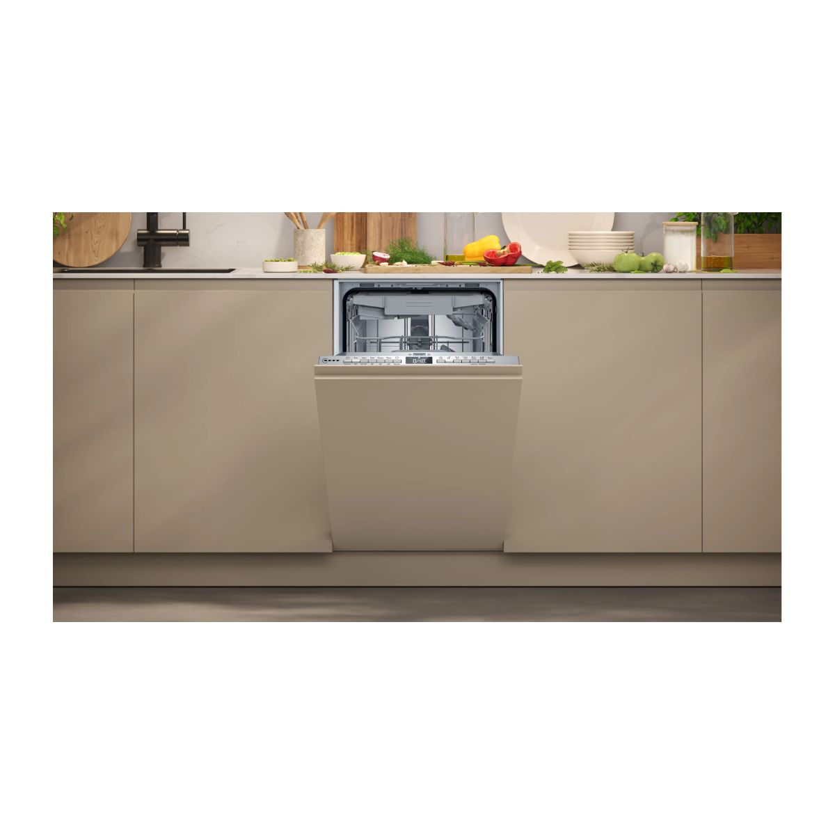 NEFF S875EMX35E Vario Hinge Πλήρως Εντοιχιζόμενο Πλυντήριο Πιάτων, 45cm | Neff| Image 2