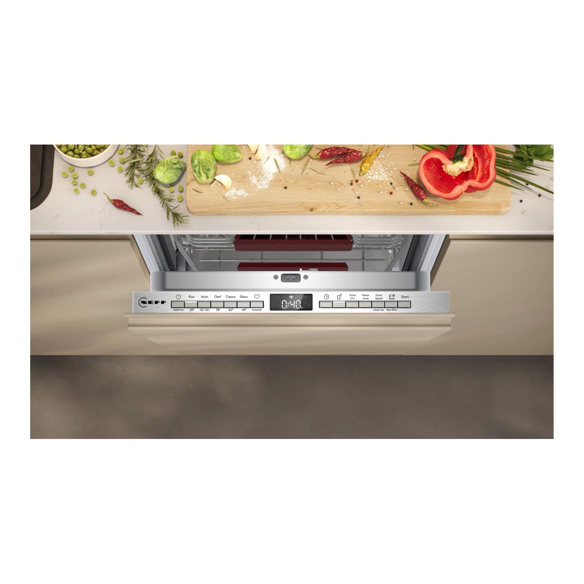 NEFF S855EMX34E Πλήρως Εντοιχιζόμενο Πλυντήριο Πιάτων, 45cm | Neff| Image 3