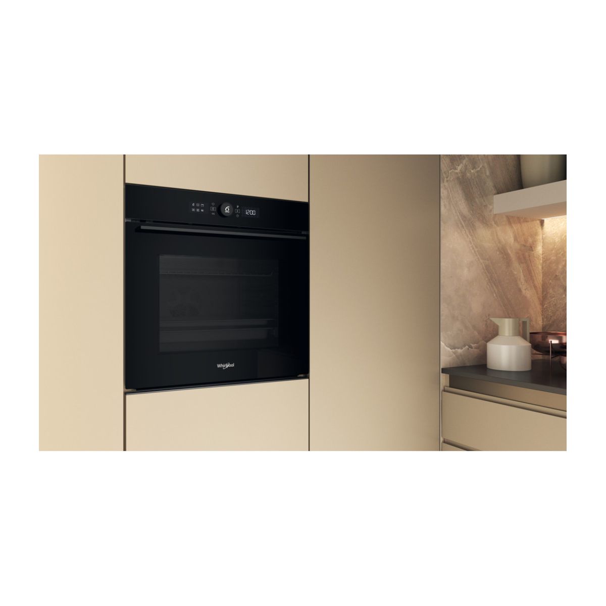 WHIRLPOOL WOI5S8PM1SBA Εντοιχιζόμενος Φούρνος με Πυρόλυση, Μαύρο  | Whirlpool| Image 7