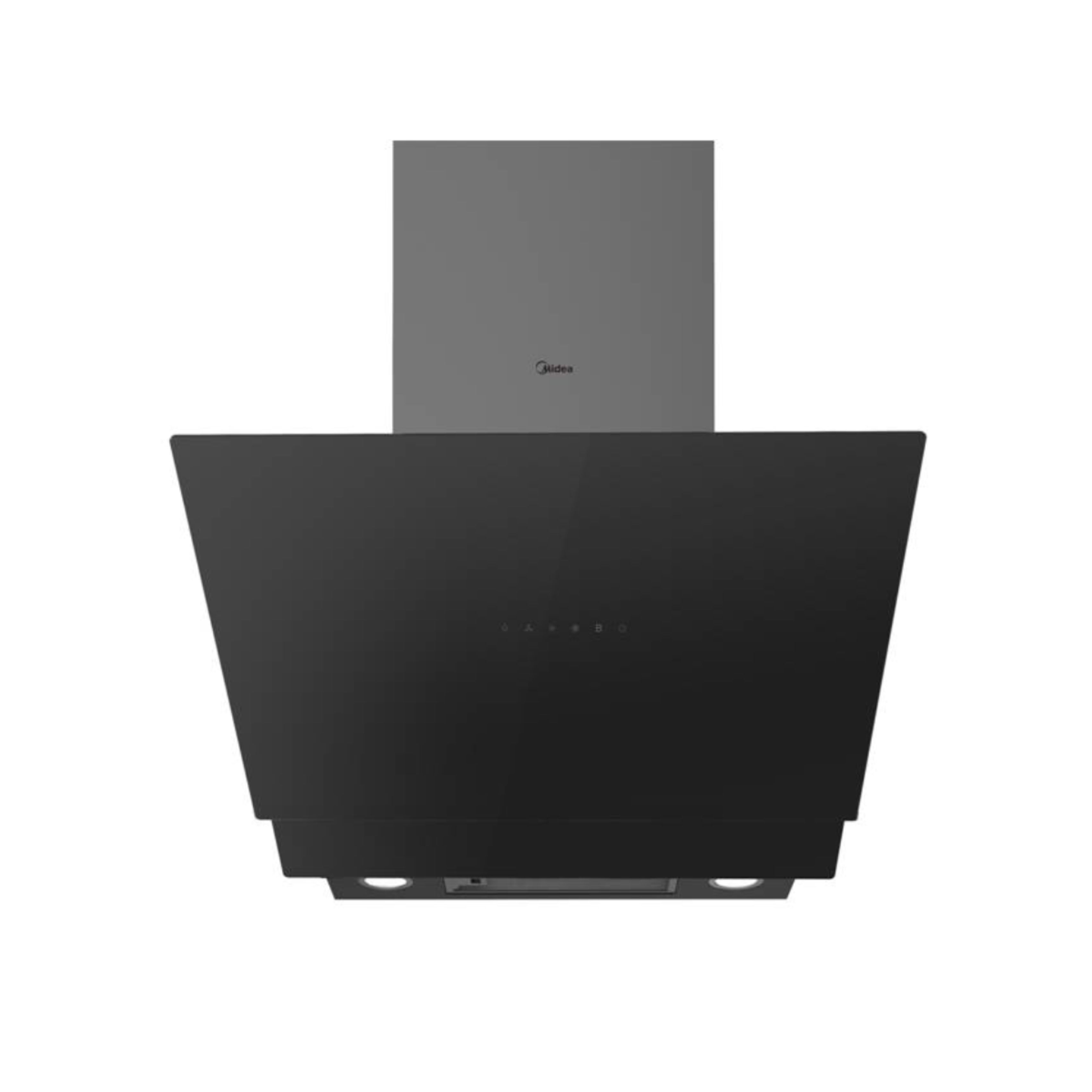 MIDEA MH60A4300B Απορρροφητήρας Τζάκι 60cm, Μαύρο Γυαλί | Midea| Image 1