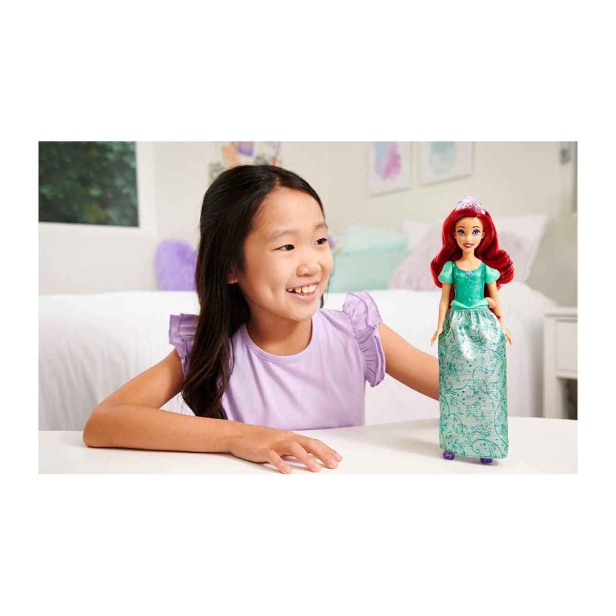MATTEL 85673 Disney Πριγκίπισσα Ariel με Κινητά Άκρα και Λαμπερά Ρούχα  | Mattel| Image 6