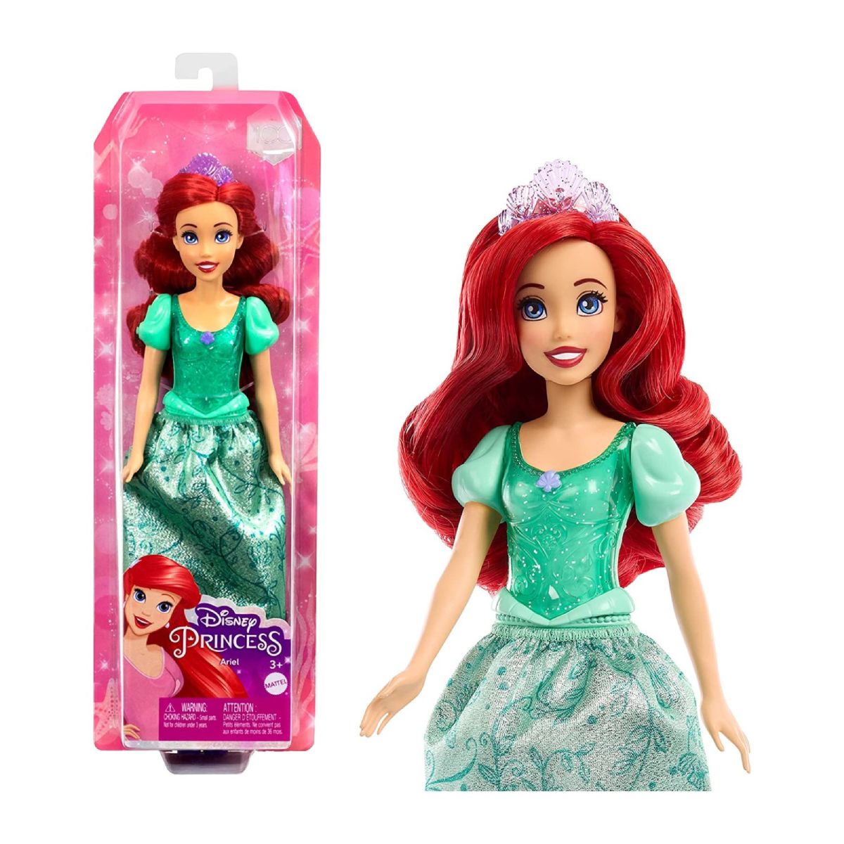 MATTEL 85673 Disney Πριγκίπισσα Ariel με Κινητά Άκρα και Λαμπερά Ρούχα  | Mattel| Image 1