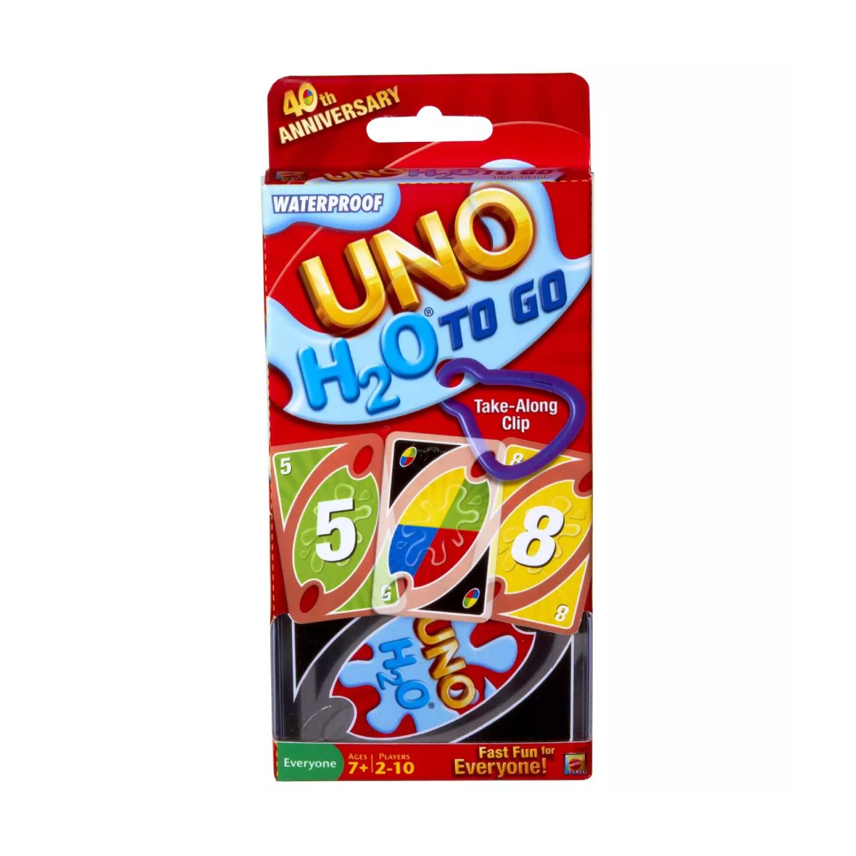MATTEL 105678 Επιτραπέζιο Παιχνίδι με Αδιάβροχες Κάρτες UNO H2O To Go  | Mattel| Image 1