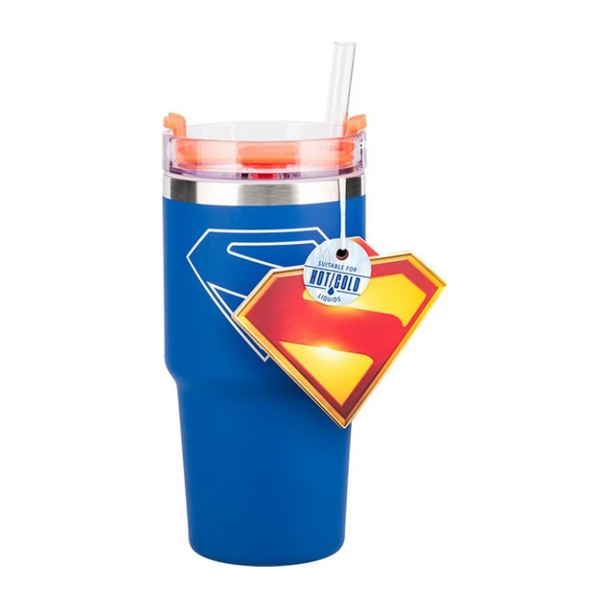 Image of suggested product: PALADONE 104518 Θερμός με Καλαμάκι Superman 