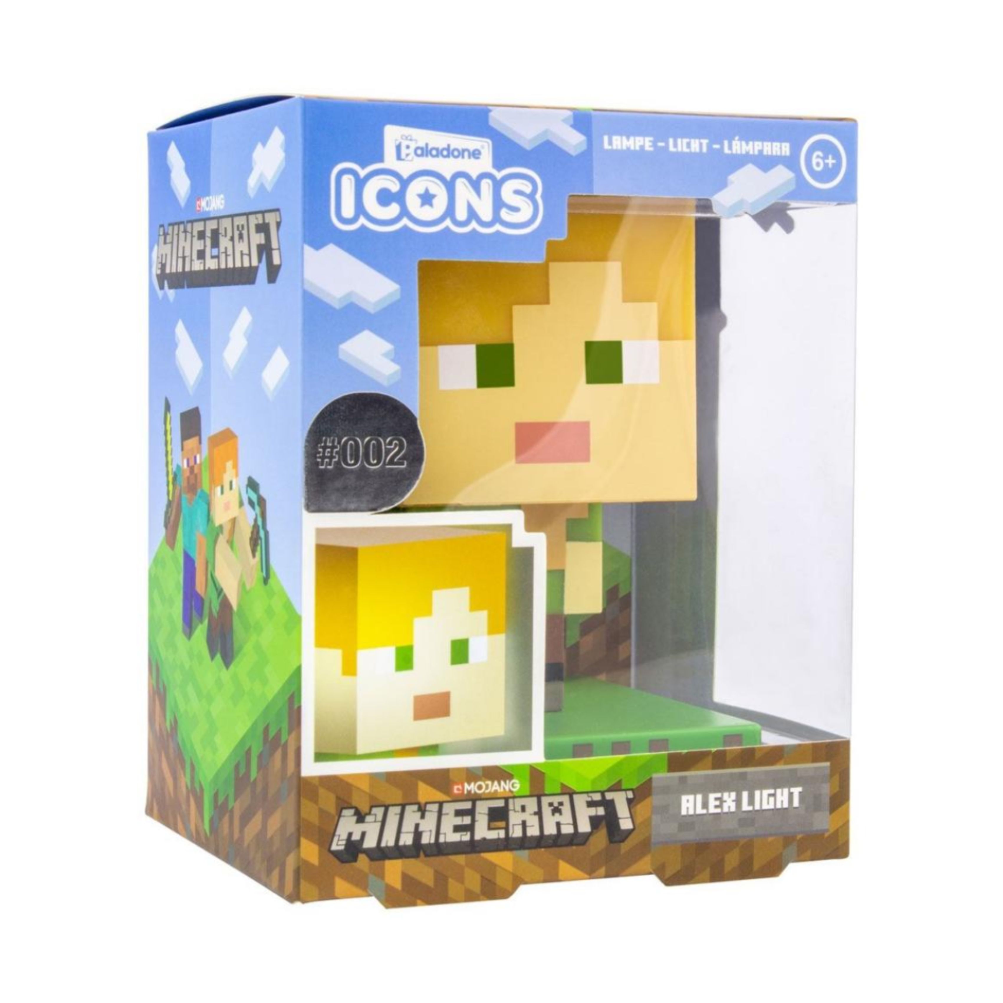 PALADONE 57502 Minecraft Alex Icon Light, Φωτιστικό LED  | Paladone| Image 1