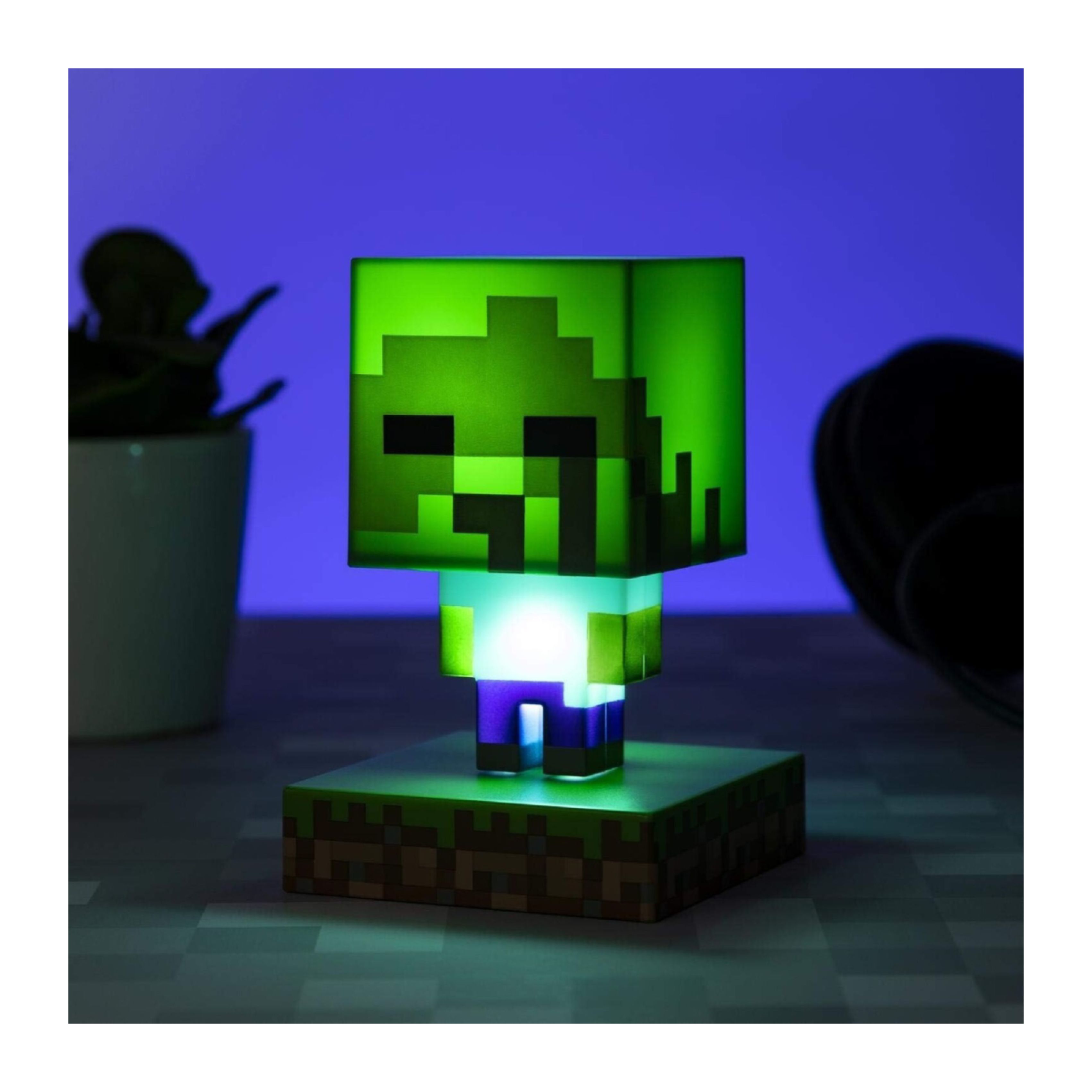 PALADONE 57528 Minecraft Minecraft – Zombie Icon Light Φωτιστικό | Paladone| Image 3