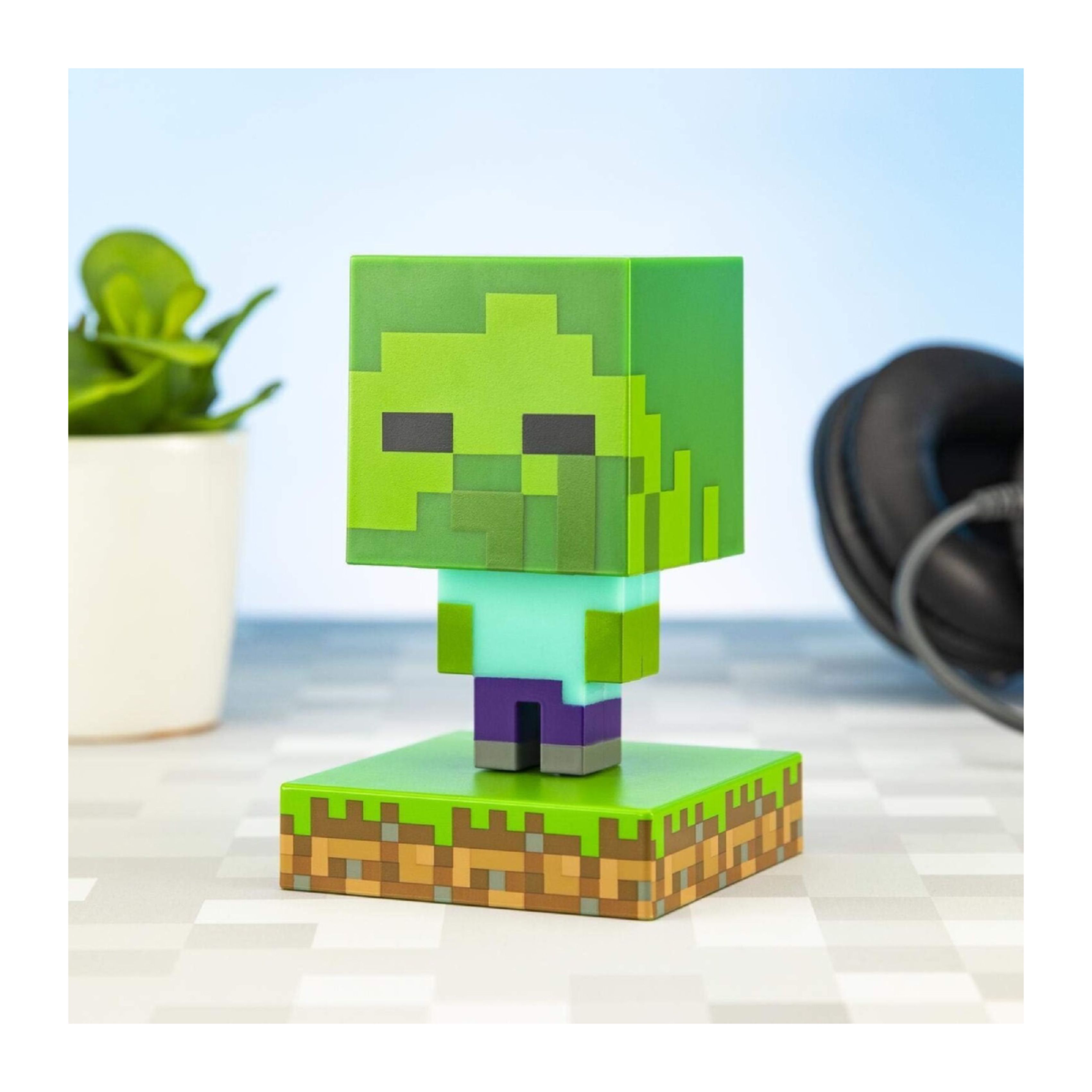 PALADONE 57528 Minecraft Minecraft – Zombie Icon Light Φωτιστικό | Paladone| Image 2