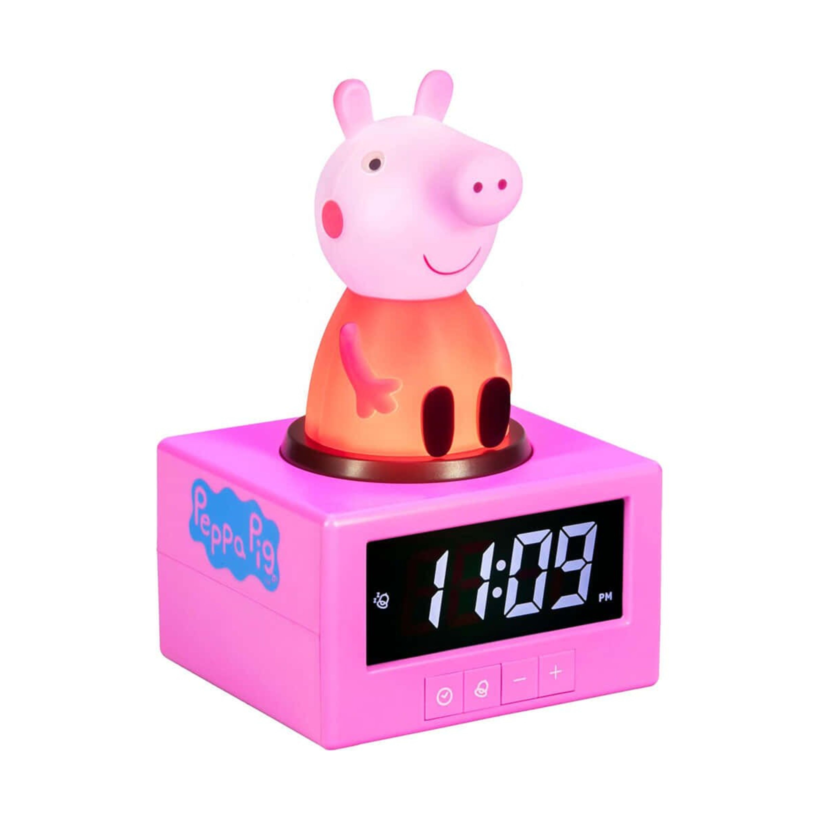 PALADONE 98017 Icons Peppa Pig – Επιτραπέζιο Ρολόι με Ξυπνητήρι Peppa το Γουρουνάκι | Paladone| Image 2
