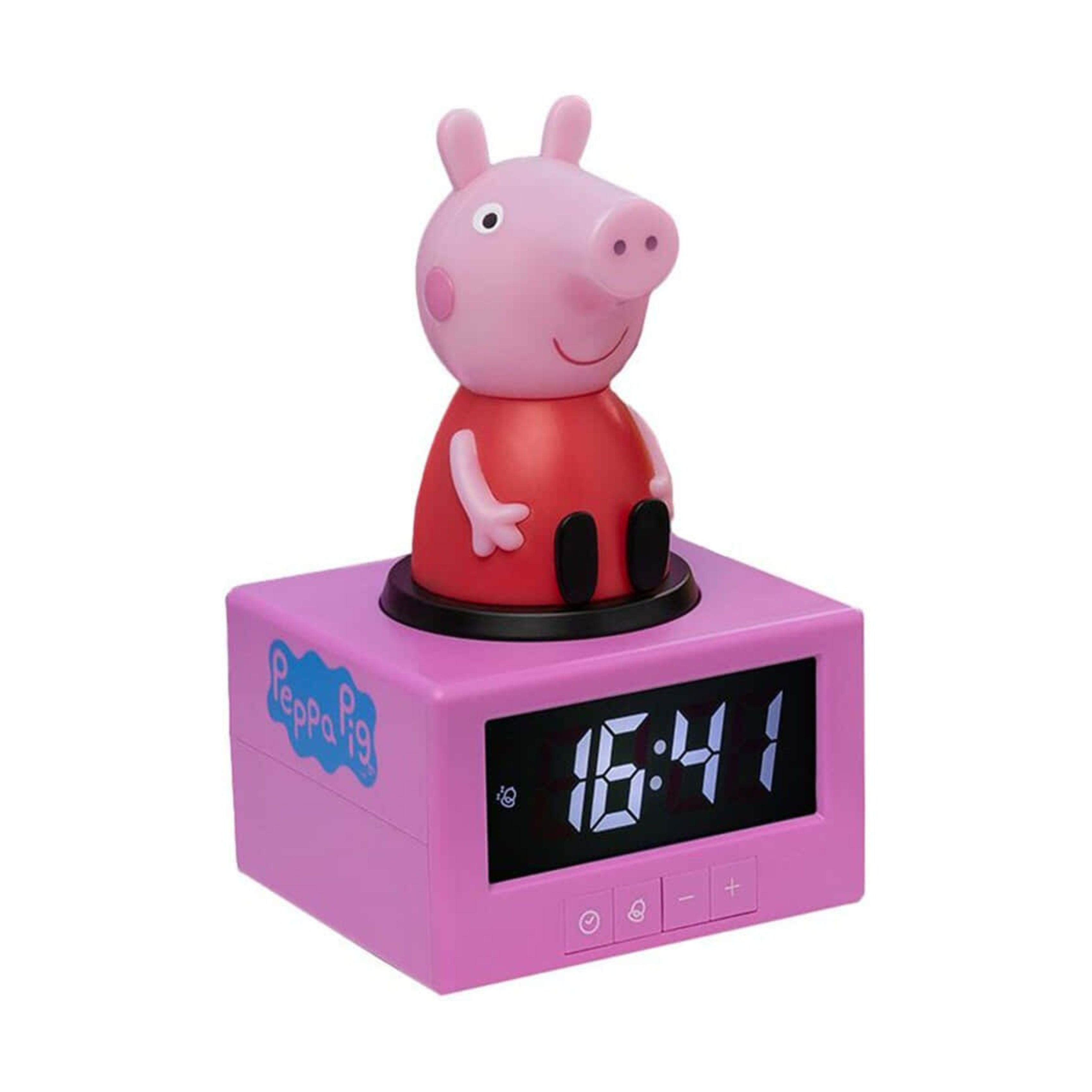 PALADONE 98017 Icons Peppa Pig – Επιτραπέζιο Ρολόι με Ξυπνητήρι Peppa το Γουρουνάκι | Paladone| Image 3