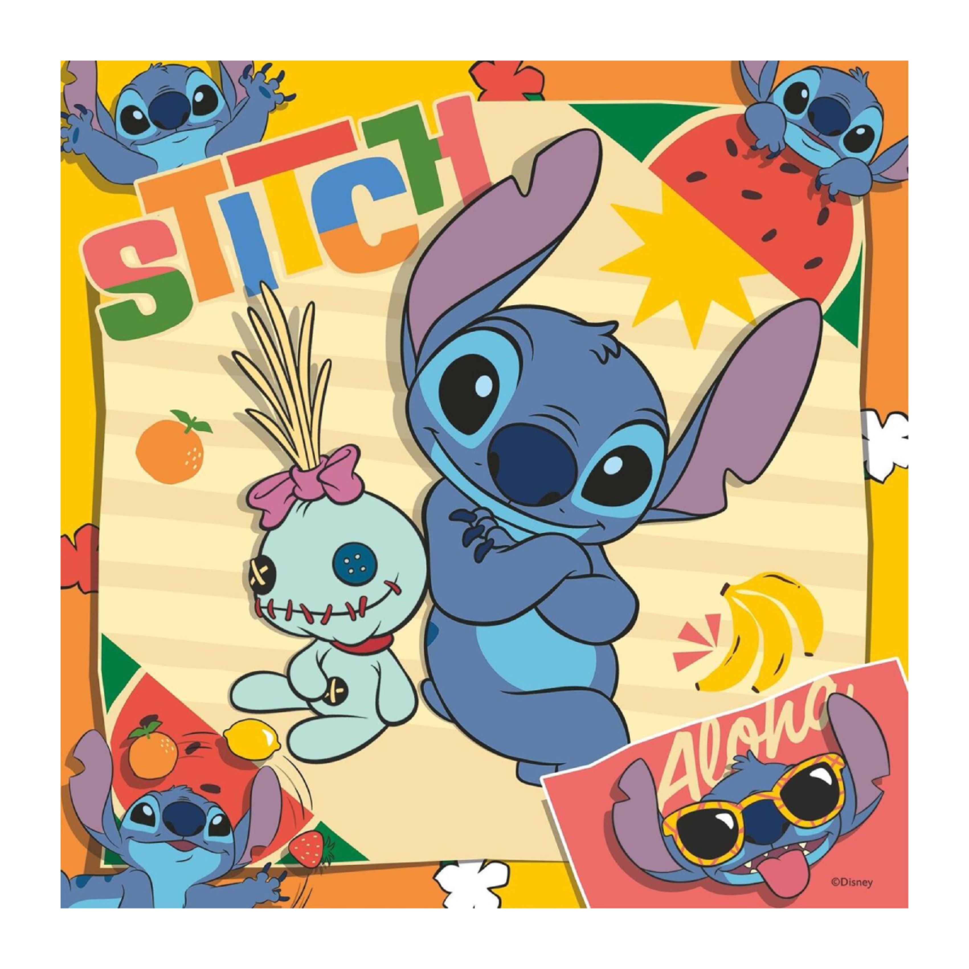 RAVENSBURGER 107726 SΣετt 3 Παζλ Disney Stitch Aloha | Ravensburger| Image 3