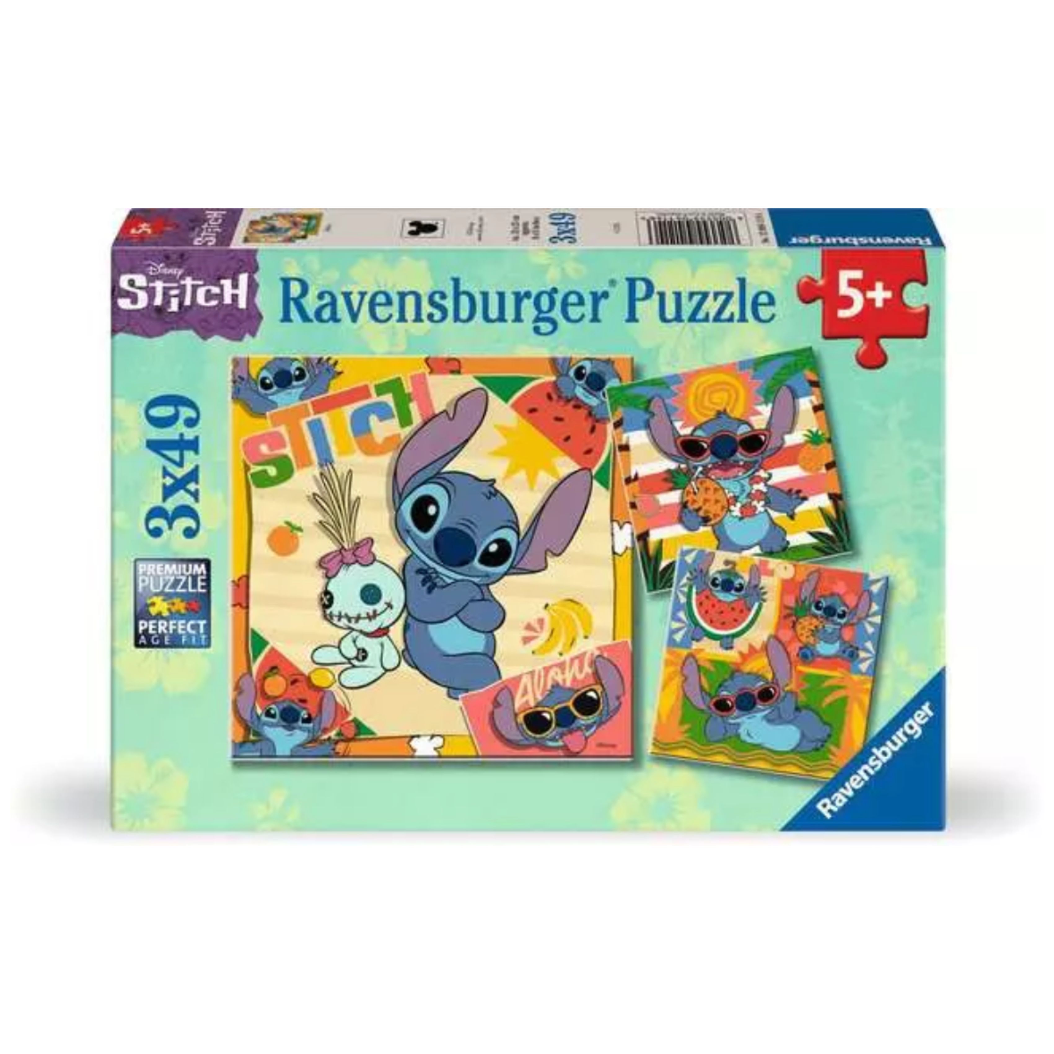 RAVENSBURGER 107726 SΣετt 3 Παζλ Disney Stitch Aloha | Ravensburger| Image 1