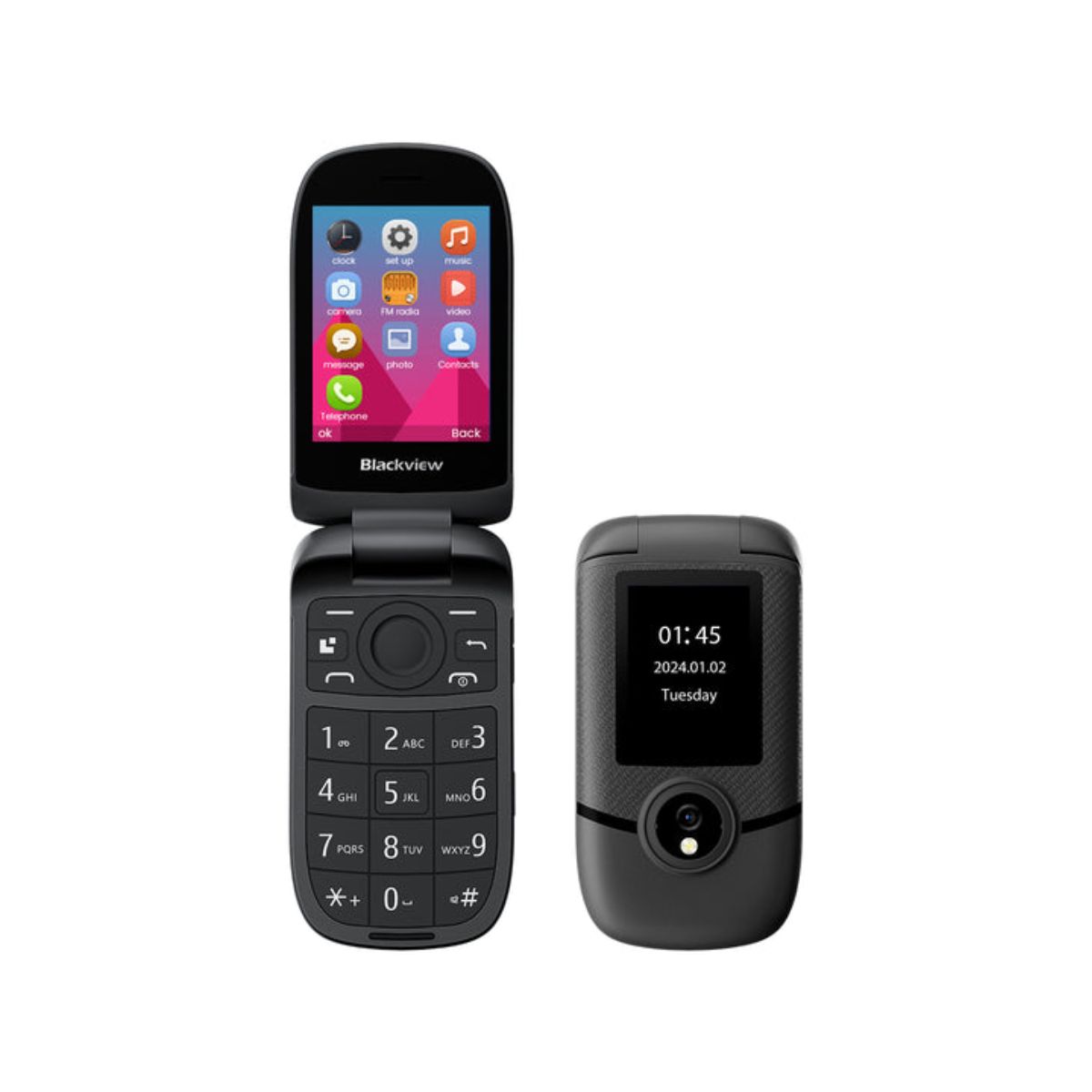 Image of suggested product: BLACKVIEW N2000 Dual-Screen Κινητό Τηλέφωνο, Μαύρο 